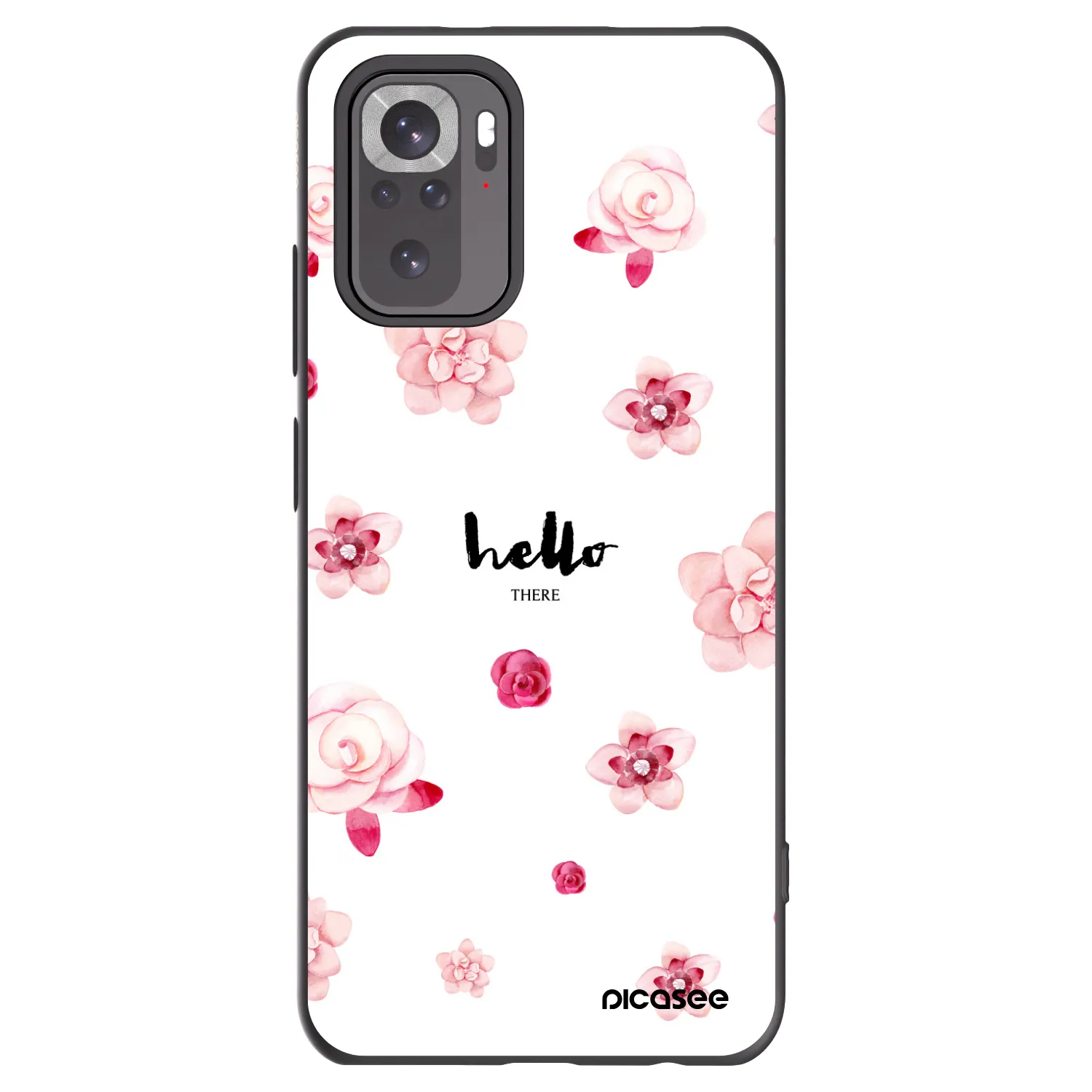 Picasee silikónový čierny obal pre Xiaomi Redmi Note 11S 4G - Hello there