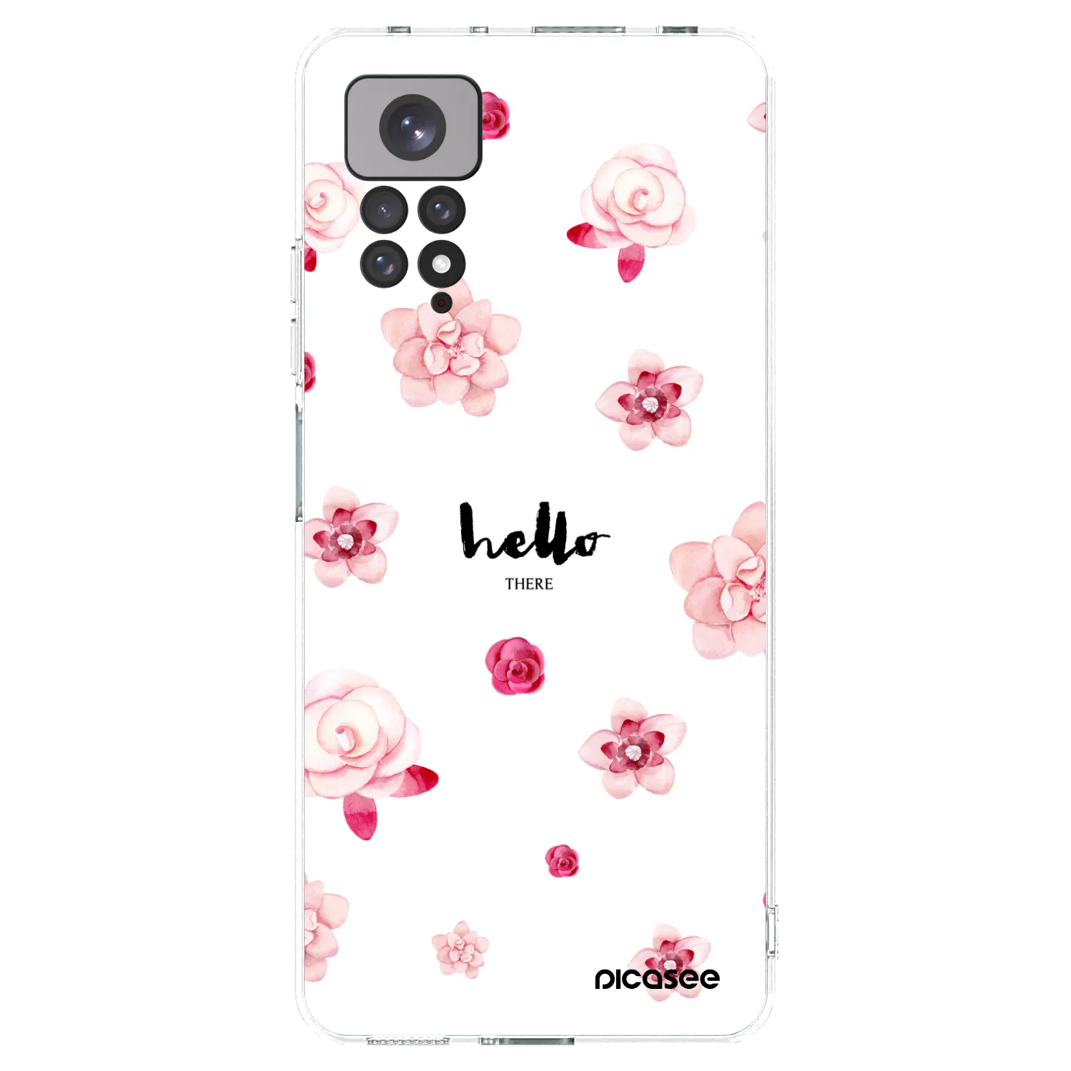Picasee silikónový prehľadný obal pre Xiaomi Redmi Note 11S 4G - Hello there