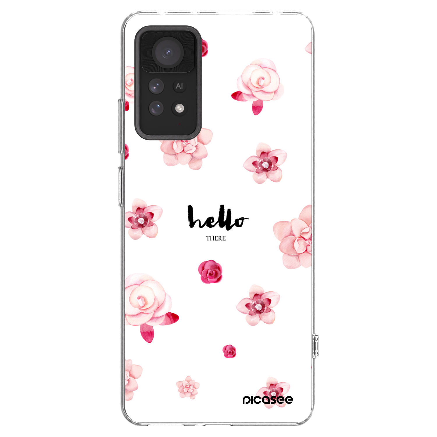 Picasee silikónový prehľadný obal pre Xiaomi Redmi Note 11 Pro - Hello there