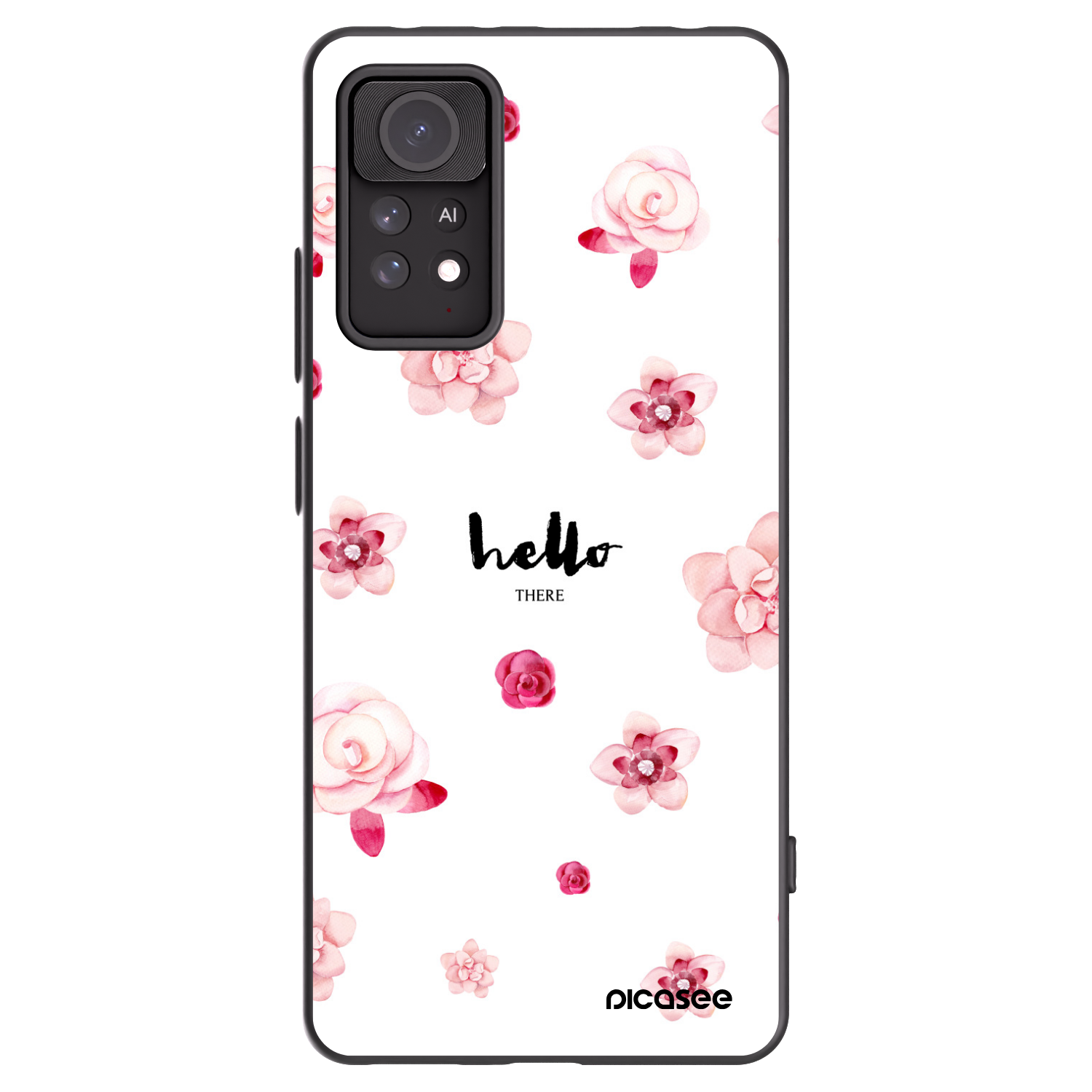 Picasee silikónový čierny obal pre Xiaomi Redmi Note 11 Pro 5G - Hello there