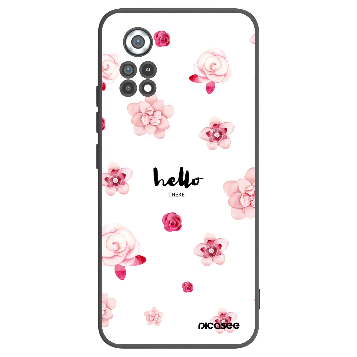 Picasee silikónový čierny obal pre Xiaomi Poco X4 Pro 5G - Hello there