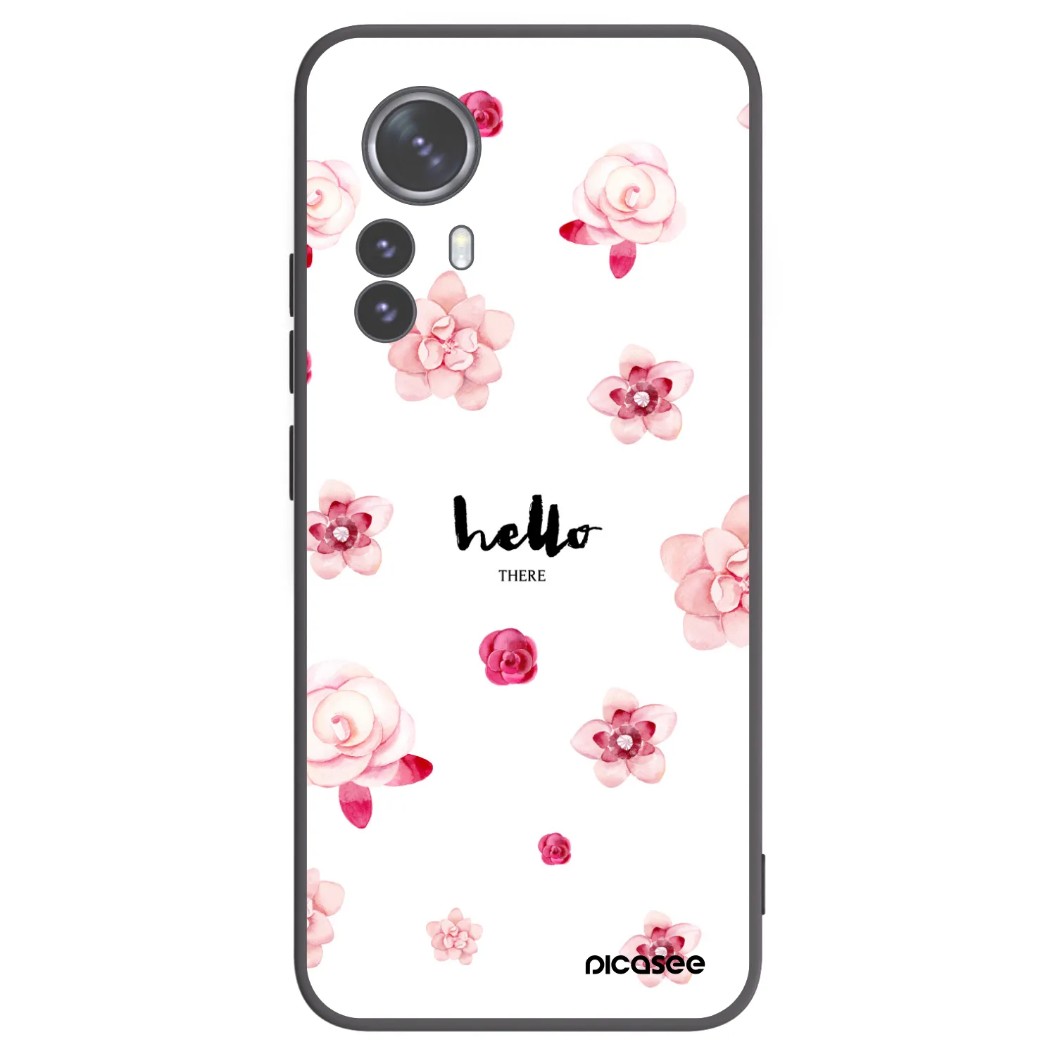 Picasee silikónový čierny obal pre Xiaomi 12 Pro - Hello there