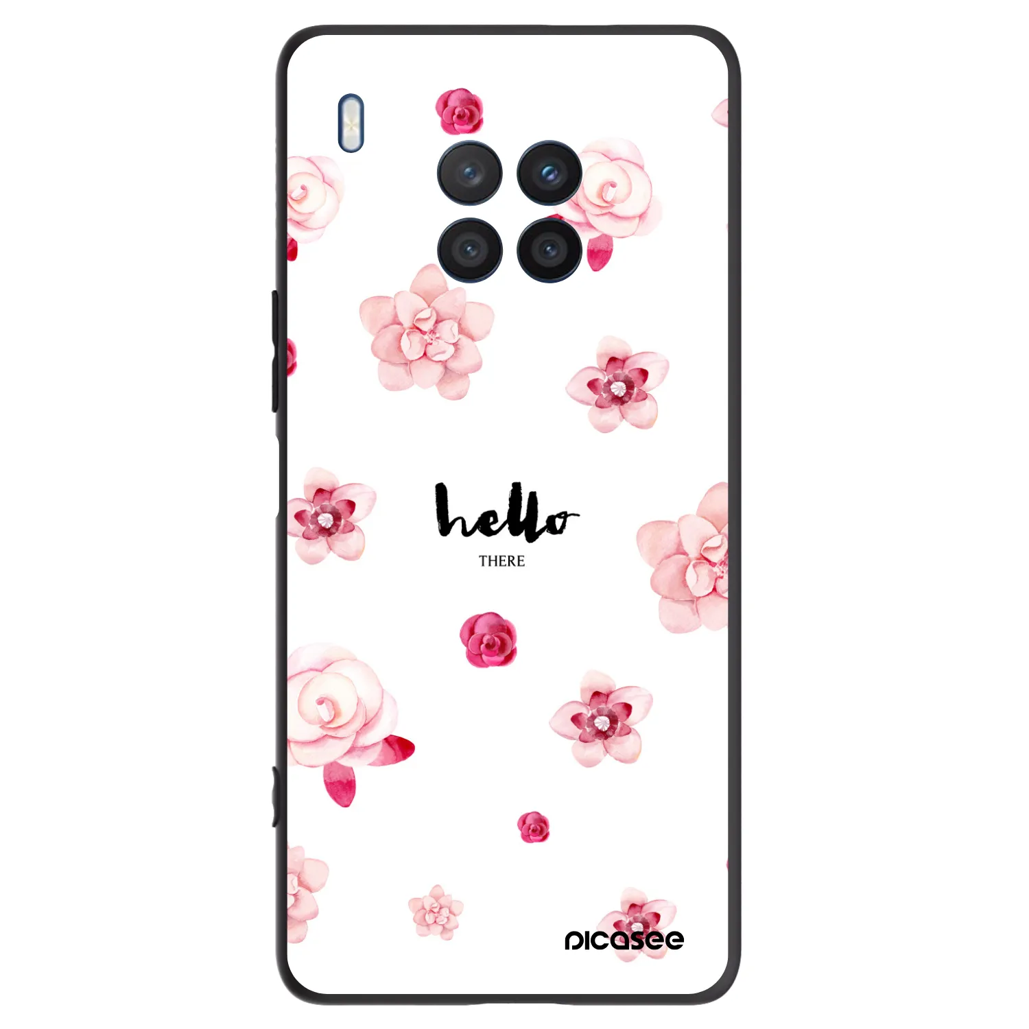 Picasee silikónový čierny obal pre Honor 50 Lite - Hello there