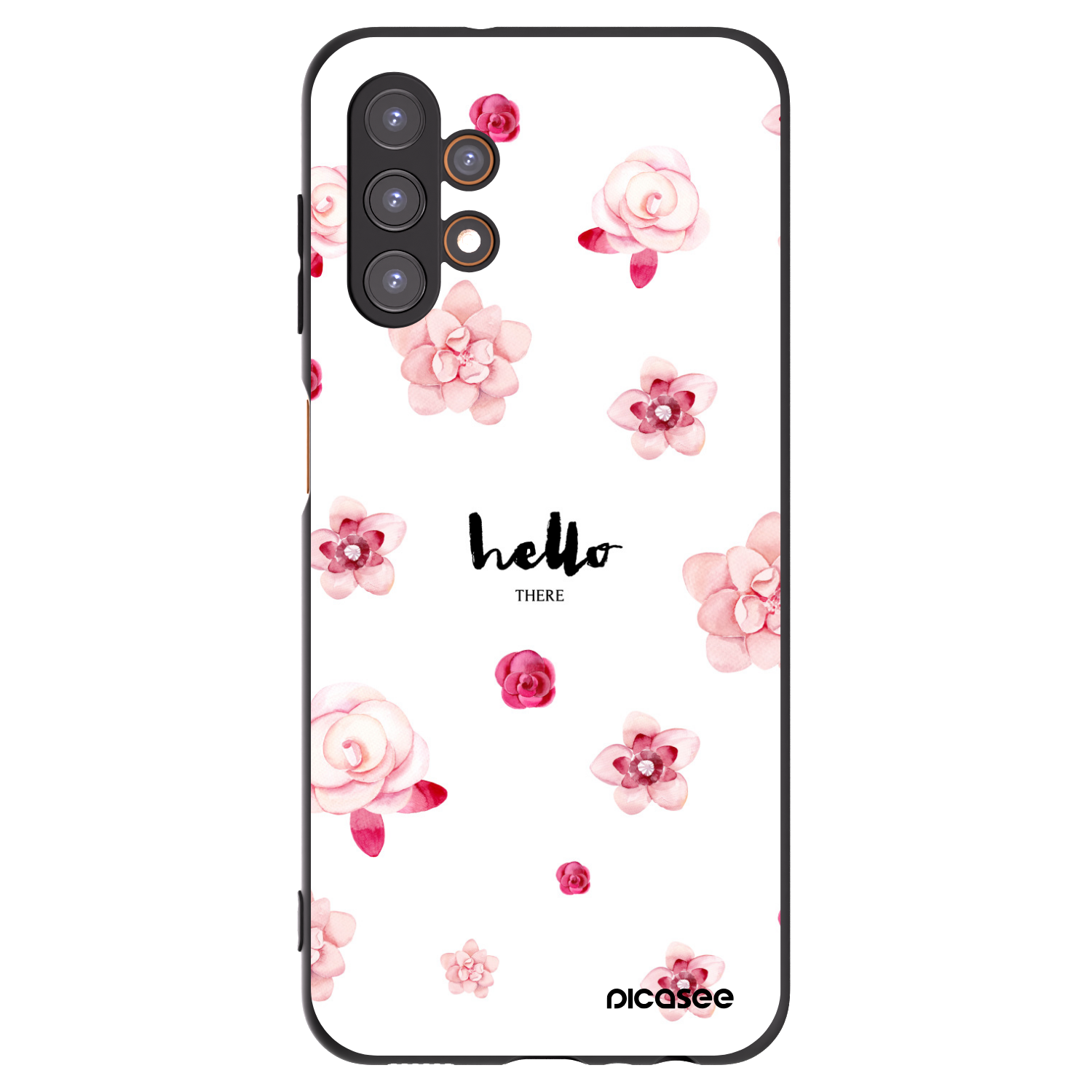 Picasee silikónový čierny obal pre Samsung Galaxy A13 4G A135 - Hello there