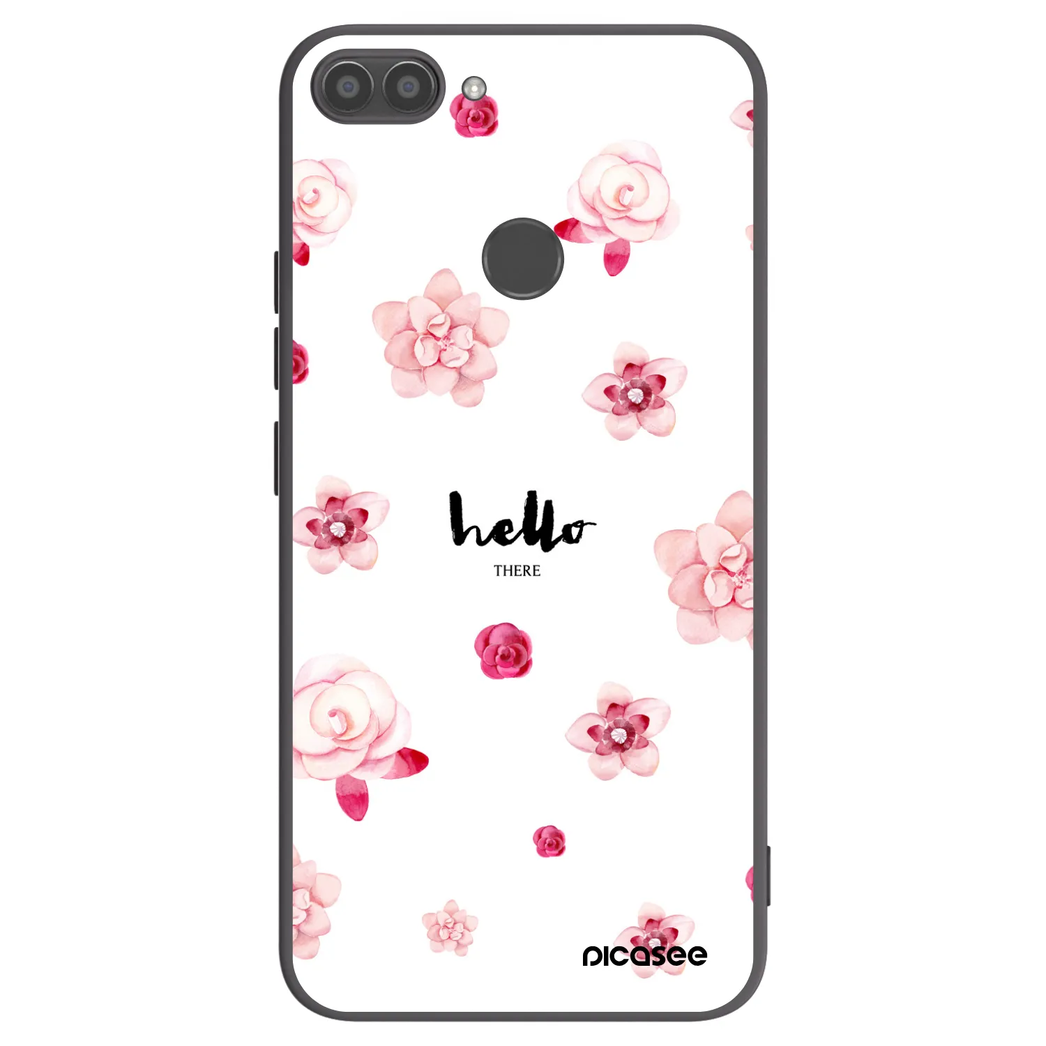 Picasee silikónový čierny obal pre Huawei P Smart - Hello there