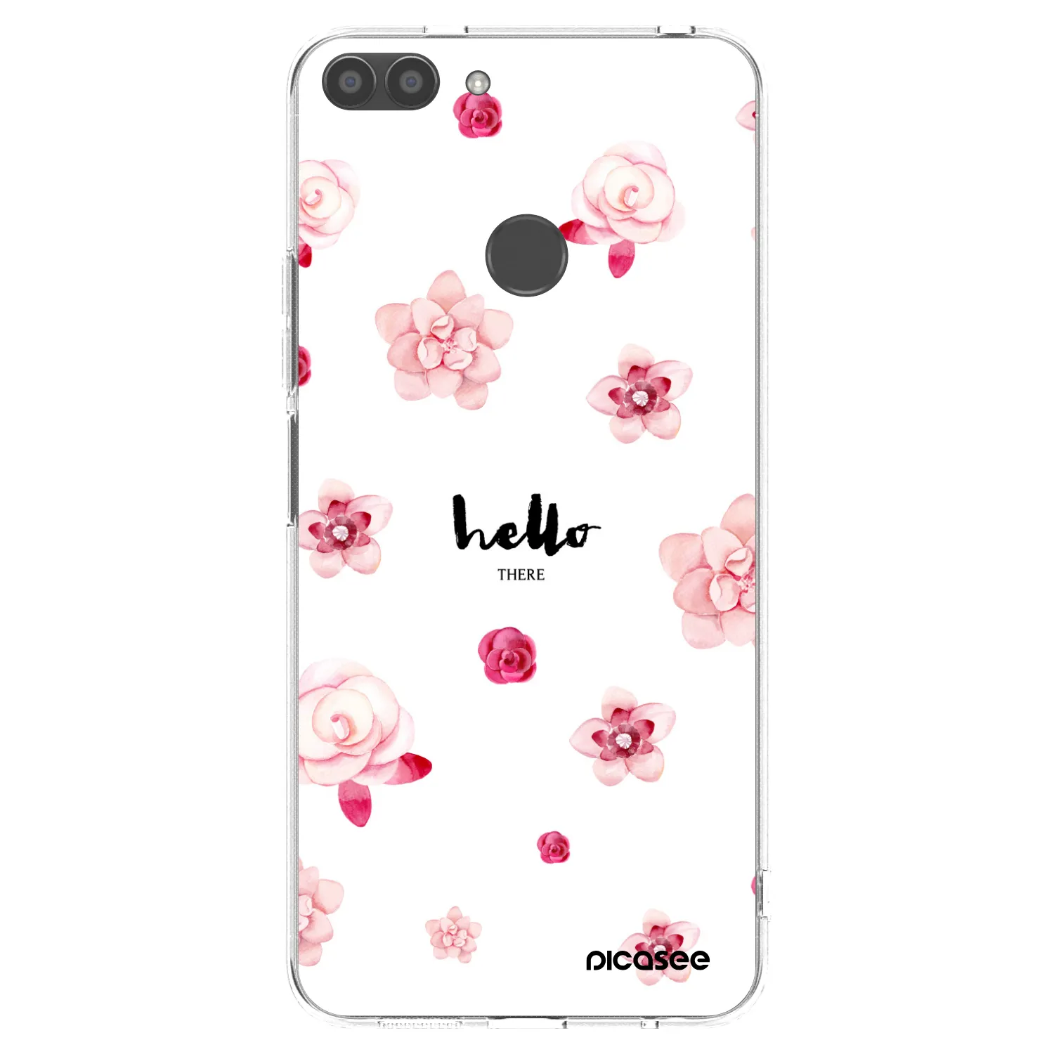 Picasee silikónový prehľadný obal pre Huawei P Smart - Hello there
