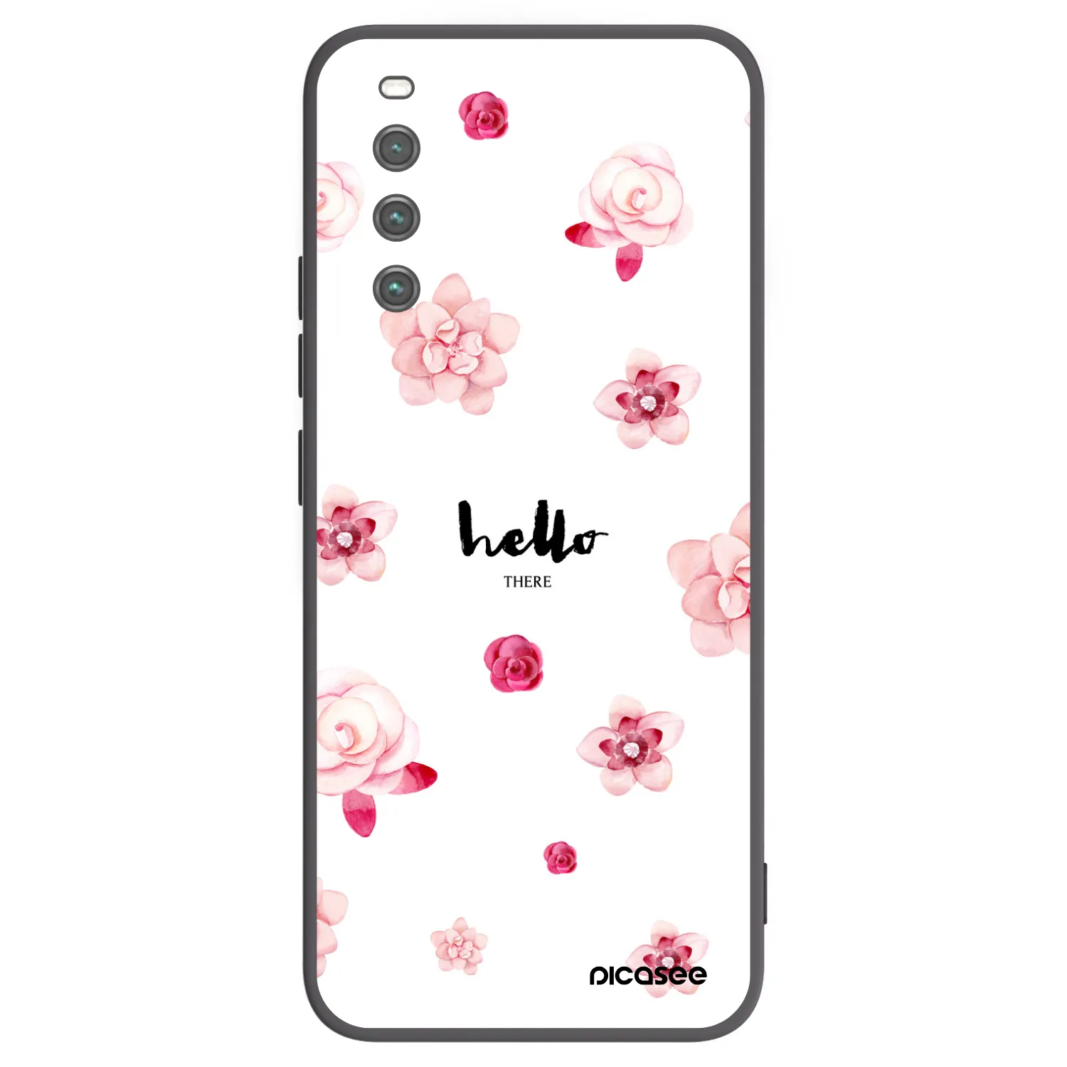 Picasee silikónový čierny obal pre Sony Xperia 10 IV 5G - Hello there