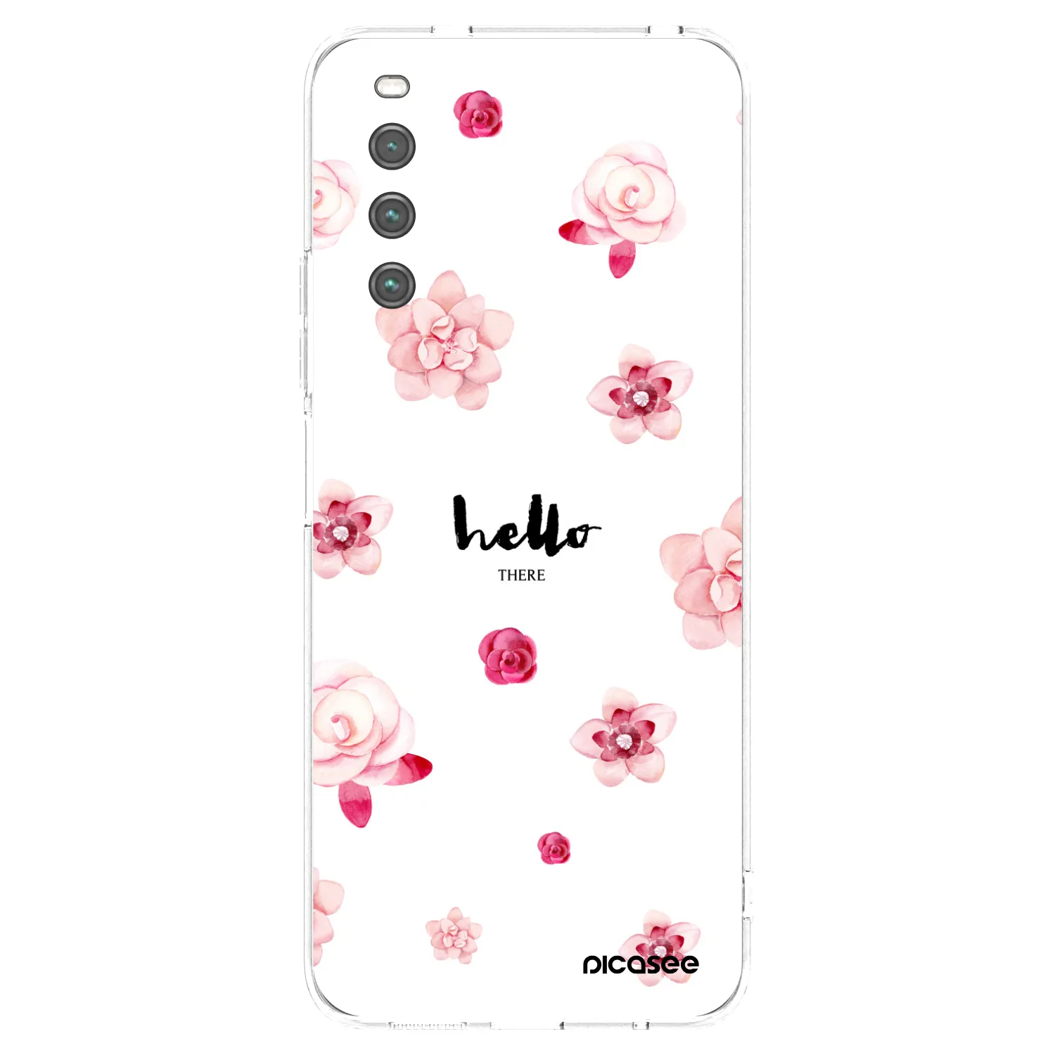 Picasee silikónový prehľadný obal pre Sony Xperia 10 IV 5G - Hello there