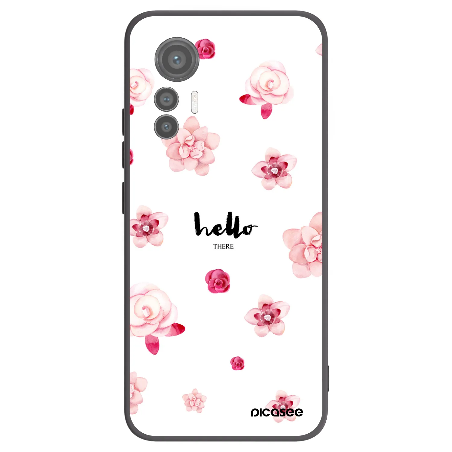 Picasee silikónový čierny obal pre Xiaomi 12 Lite - Hello there