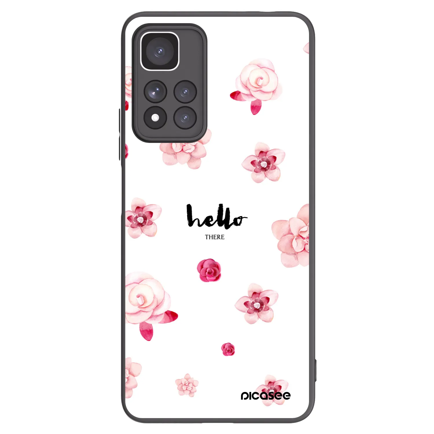 Picasee silikónový čierny obal pre Xiaomi Redmi Note 11 Pro+ 5G - Hello there
