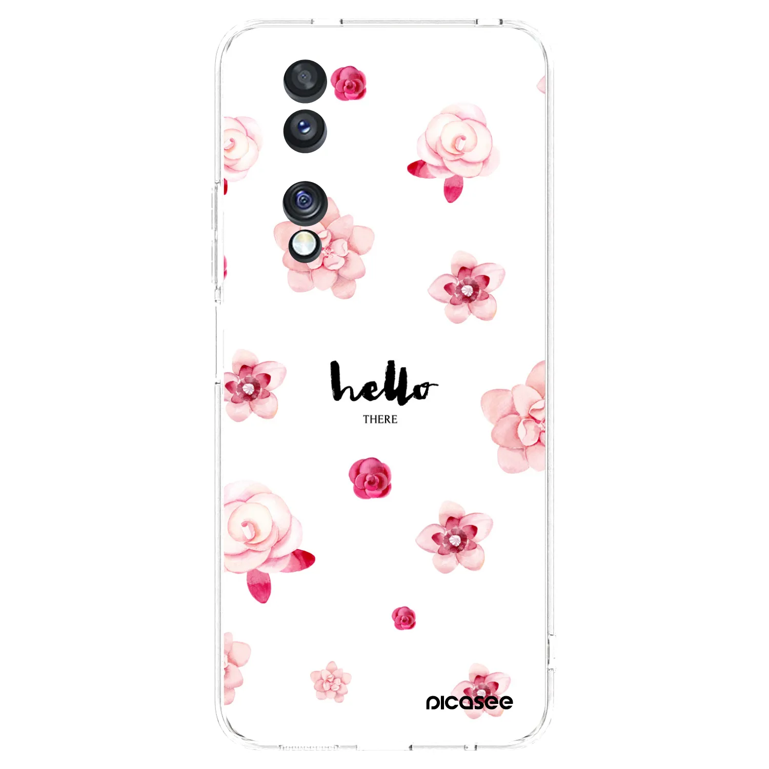 Picasee silikónový prehľadný obal pre Honor 70 - Hello there