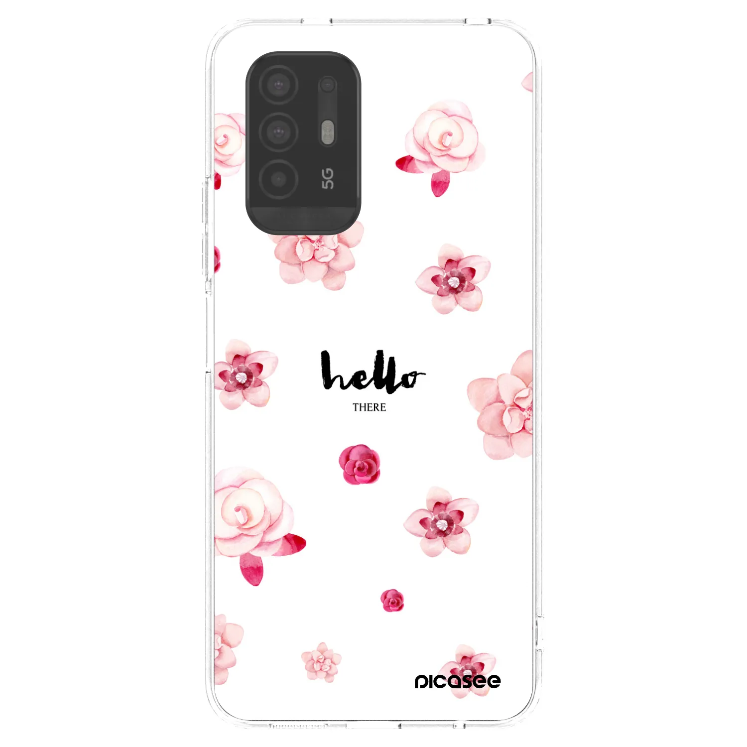 Picasee silikónový prehľadný obal pre OPPO A94 5G - Hello there