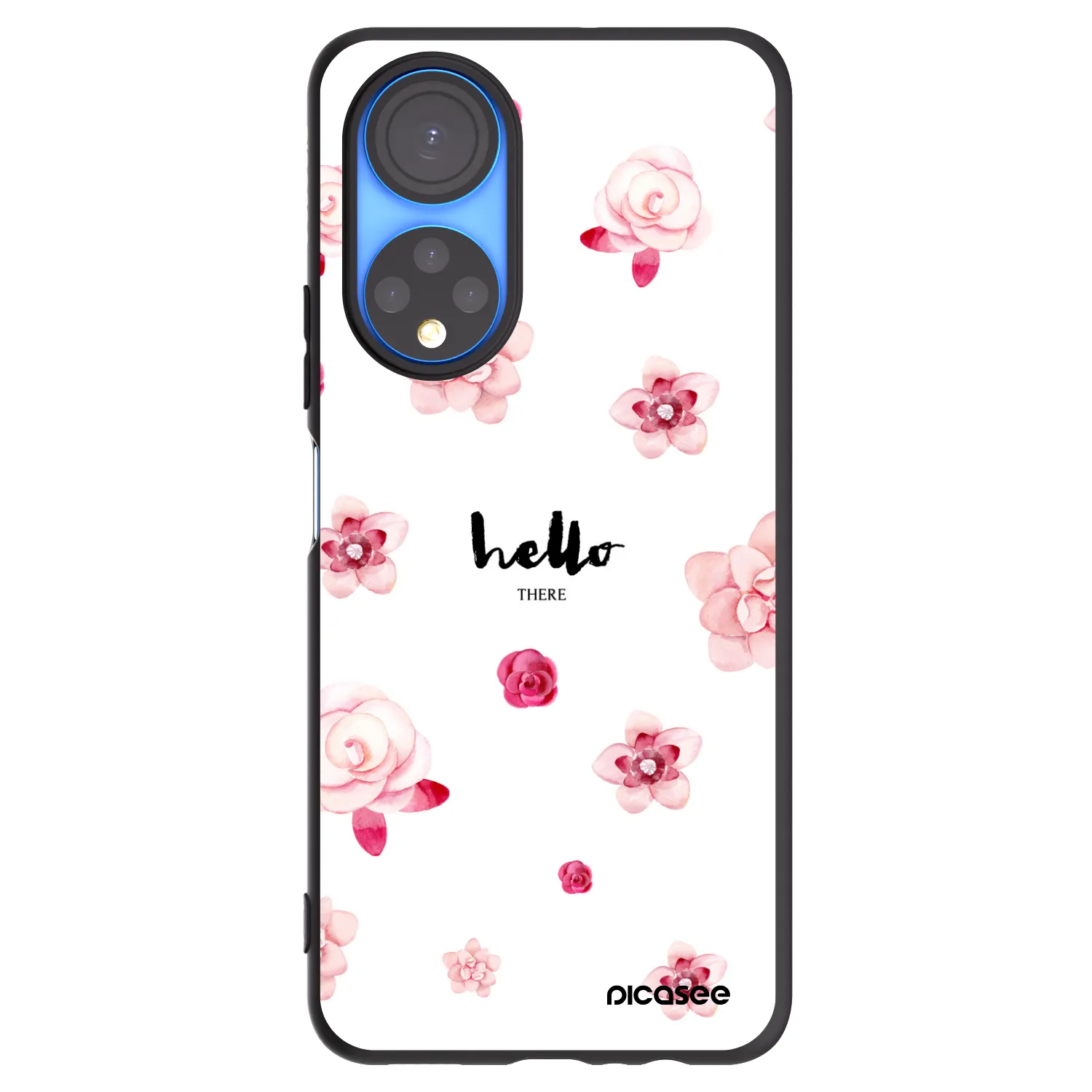 Picasee silikónový čierny obal pre Honor X7 - Hello there