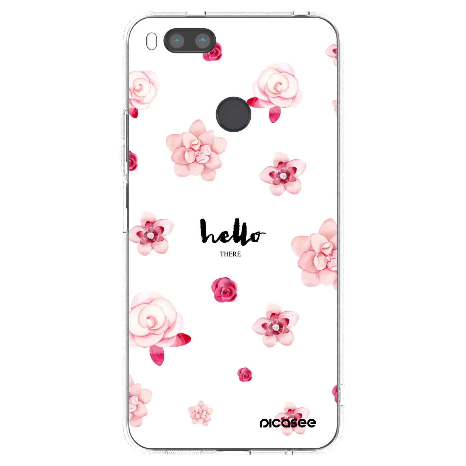 Picasee silikónový prehľadný obal pre Xiaomi Redmi A1 - Hello there