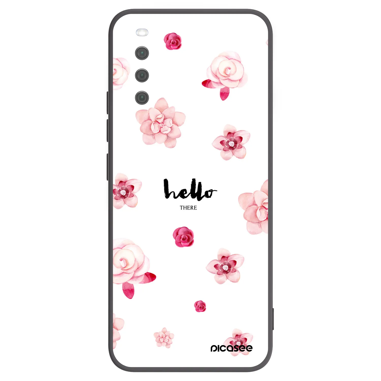 Picasee silikónový čierny obal pre Sony Xperia 10 III - Hello there