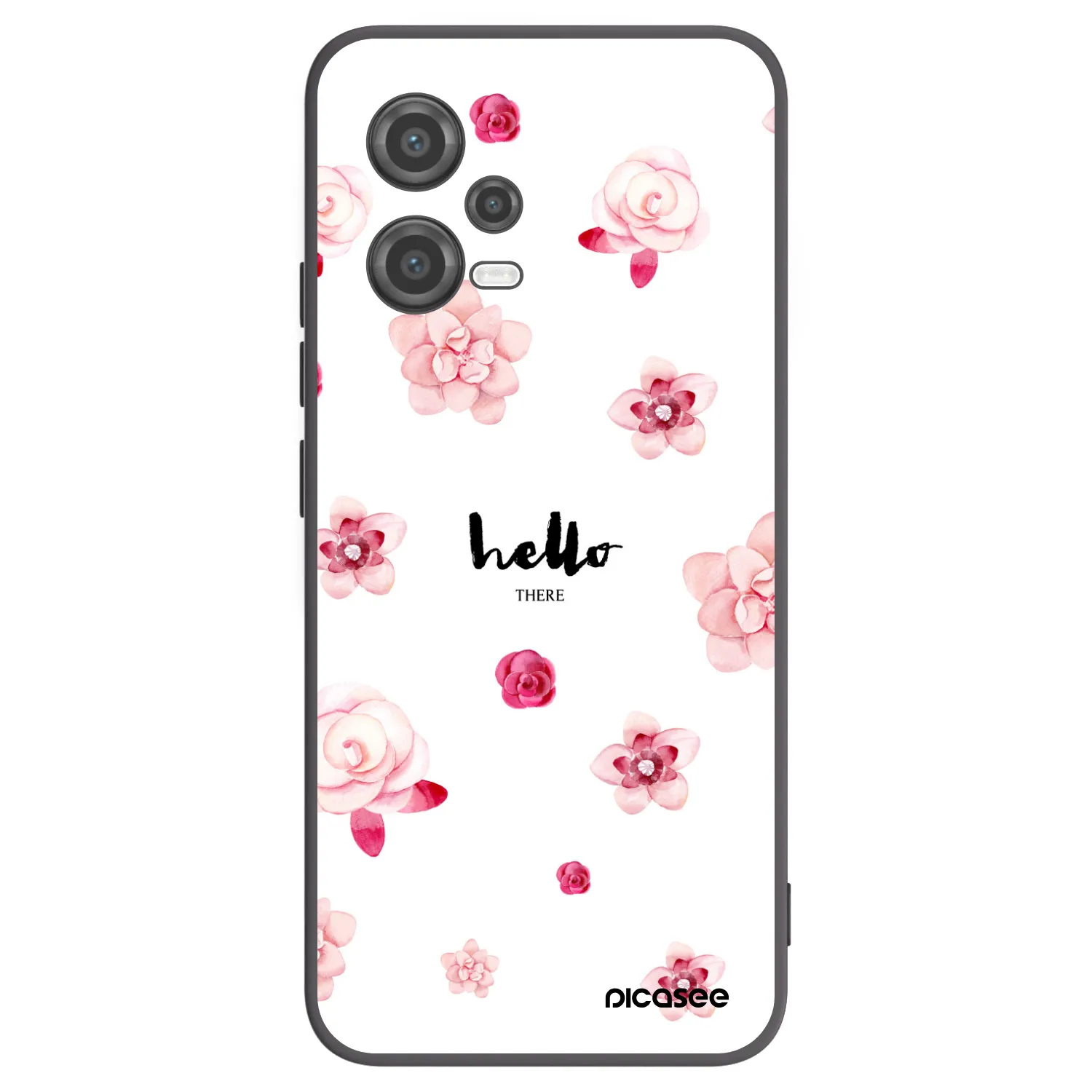 Picasee silikónový čierny obal pre Xiaomi Poco X5 - Hello there
