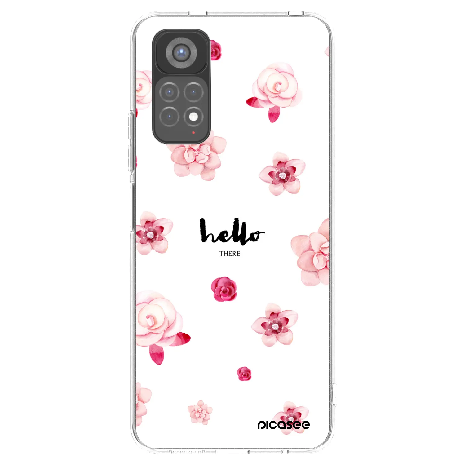 Picasee silikónový prehľadný obal pre Xiaomi Redmi Note 11S 5G - Hello there