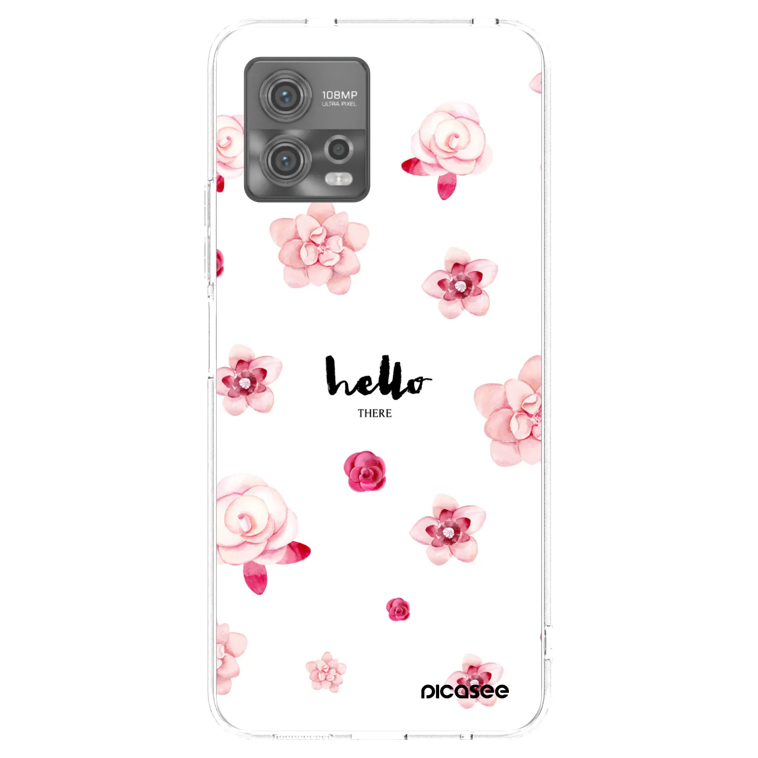 Picasee silikónový prehľadný obal pre Motorola Moto G72 - Hello there