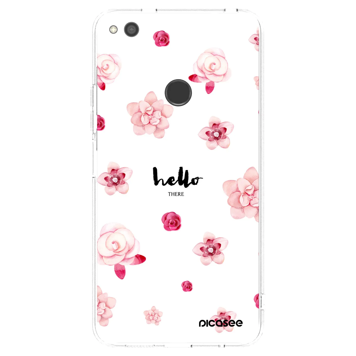 Picasee silikónový prehľadný obal pre Huawei P9 Lite 2017 - Hello there