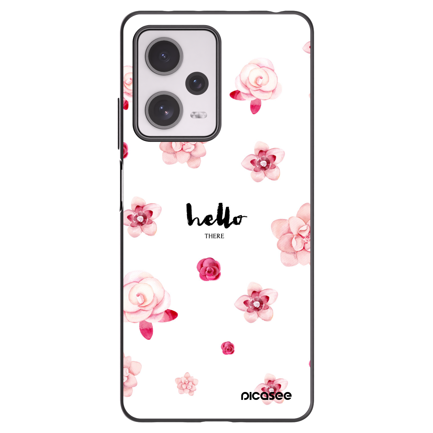 Picasee silikónový čierny obal pre Xiaomi Redmi Note 12 Pro+ 5G - Hello there