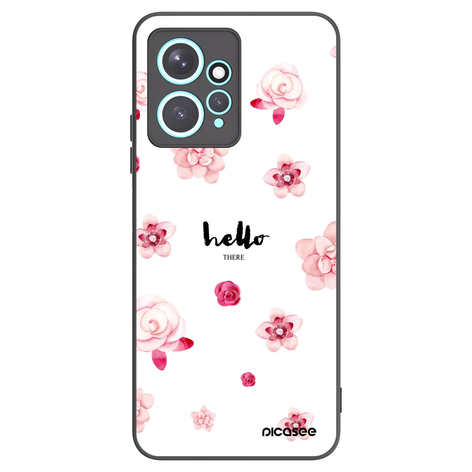 Picasee silikónový čierny obal pre Xiaomi Redmi Note 12 4G - Hello there