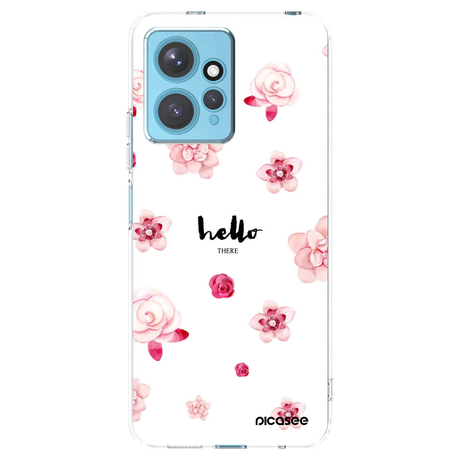 Picasee silikónový prehľadný obal pre Xiaomi Redmi Note 12 4G - Hello there