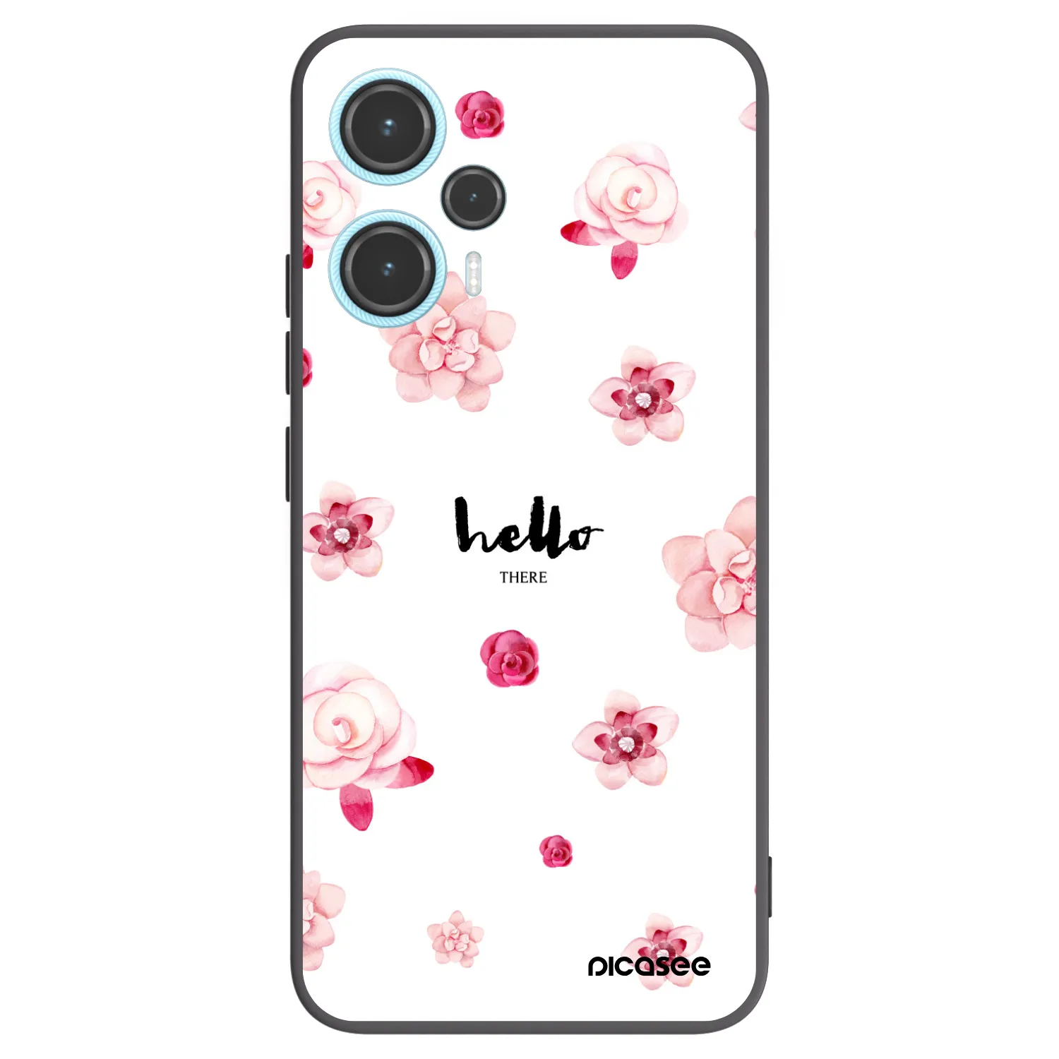 Picasee silikónový čierny obal pre Xiaomi Poco F5 - Hello there