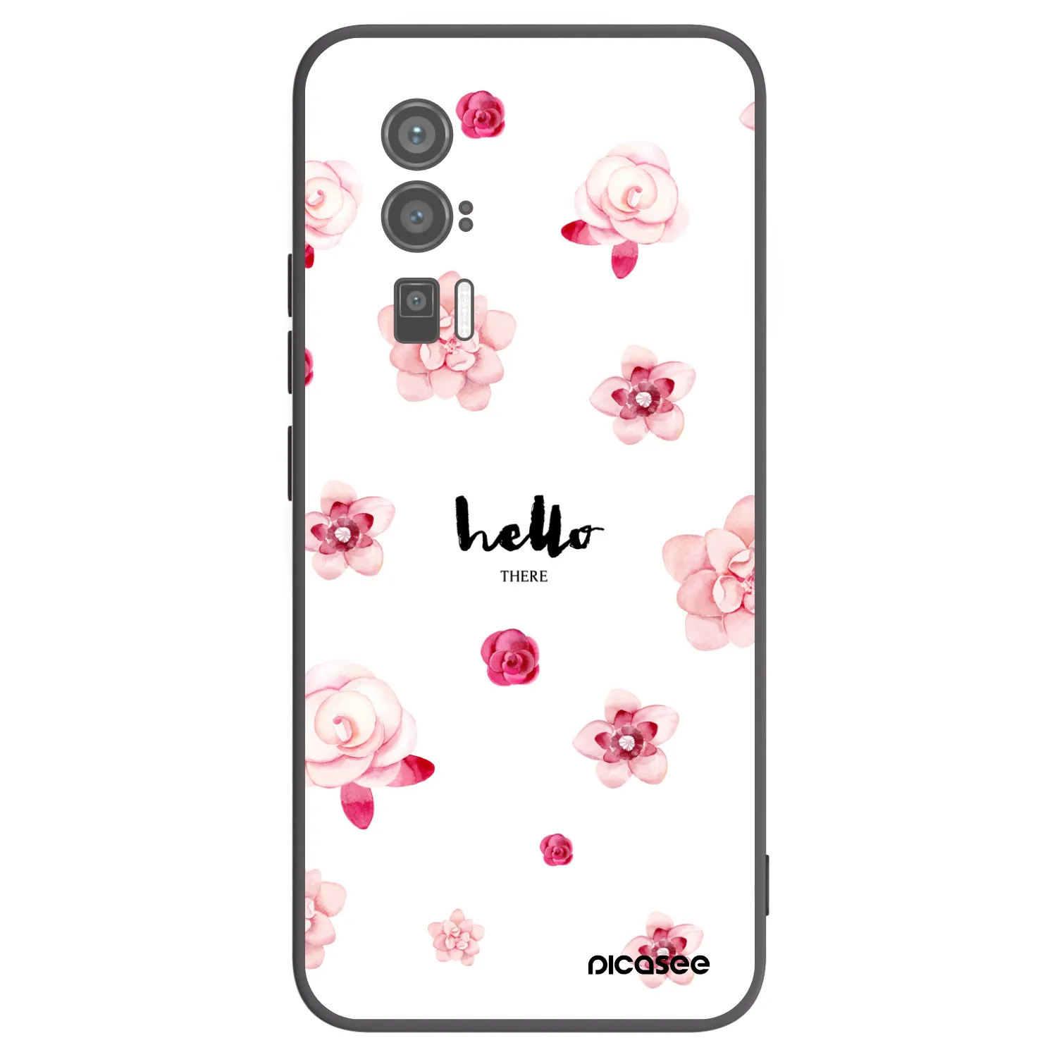 Picasee silikónový čierny obal pre Xiaomi Poco F5 Pro 5G - Hello there