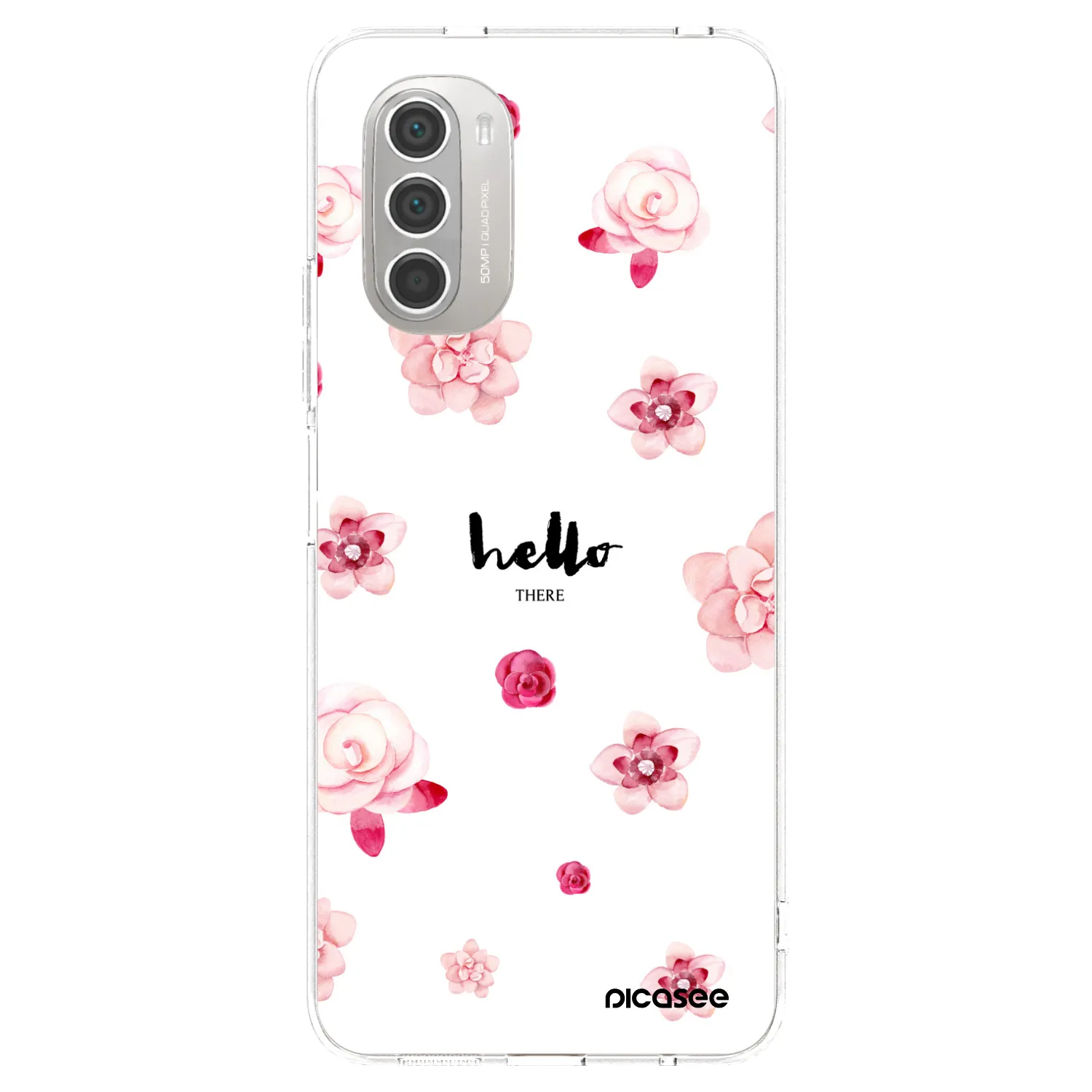 Picasee silikónový prehľadný obal pre Motorola Moto G51 - Hello there