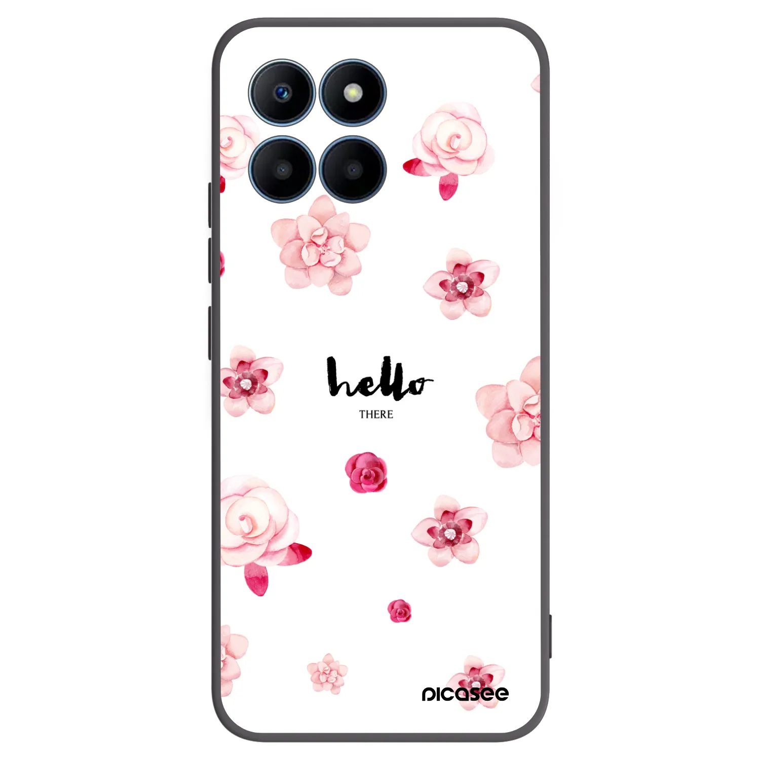 Picasee silikónový čierny obal pre Honor 70 Lite - Hello there