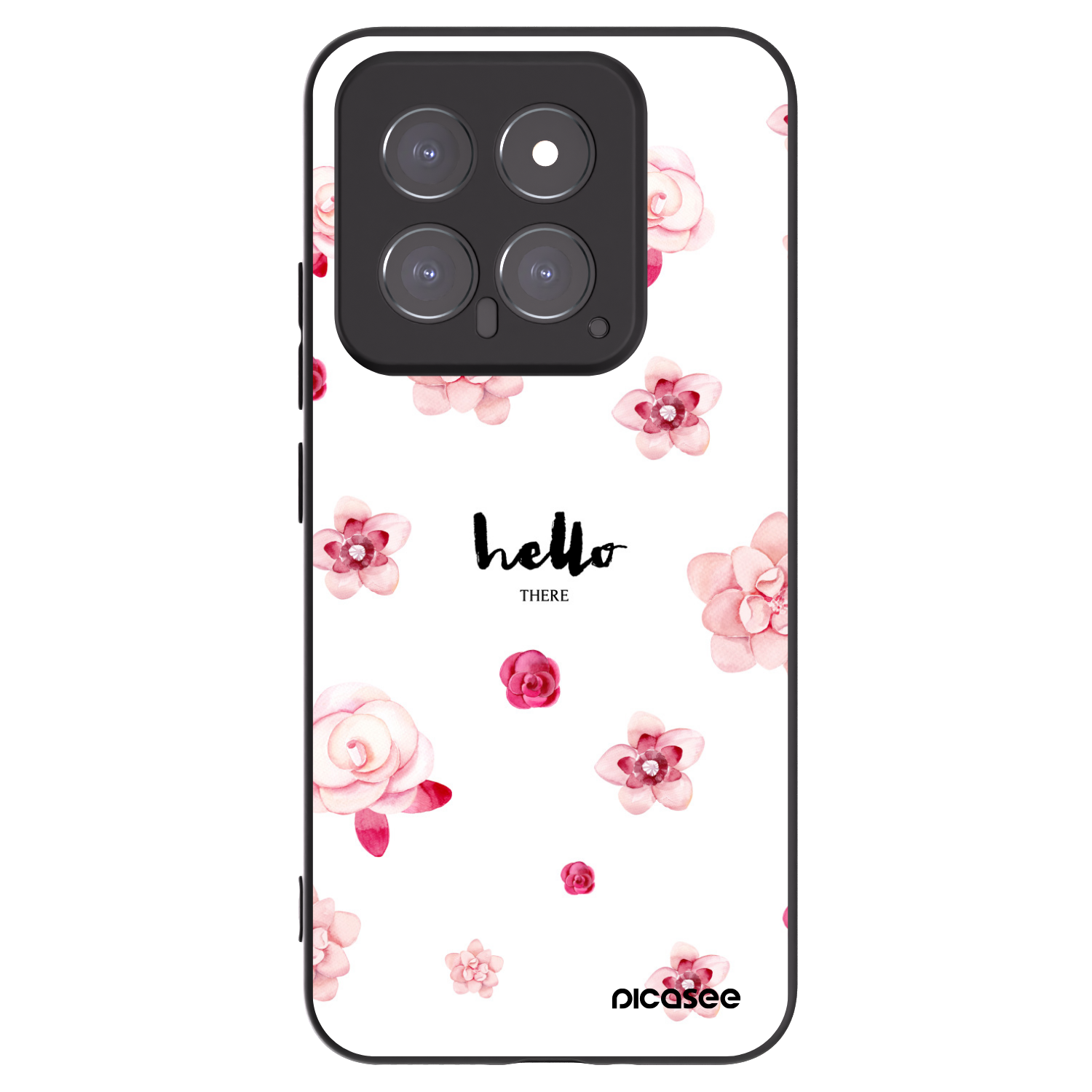 Picasee silikónový čierny obal pre Xiaomi 14 - Hello there