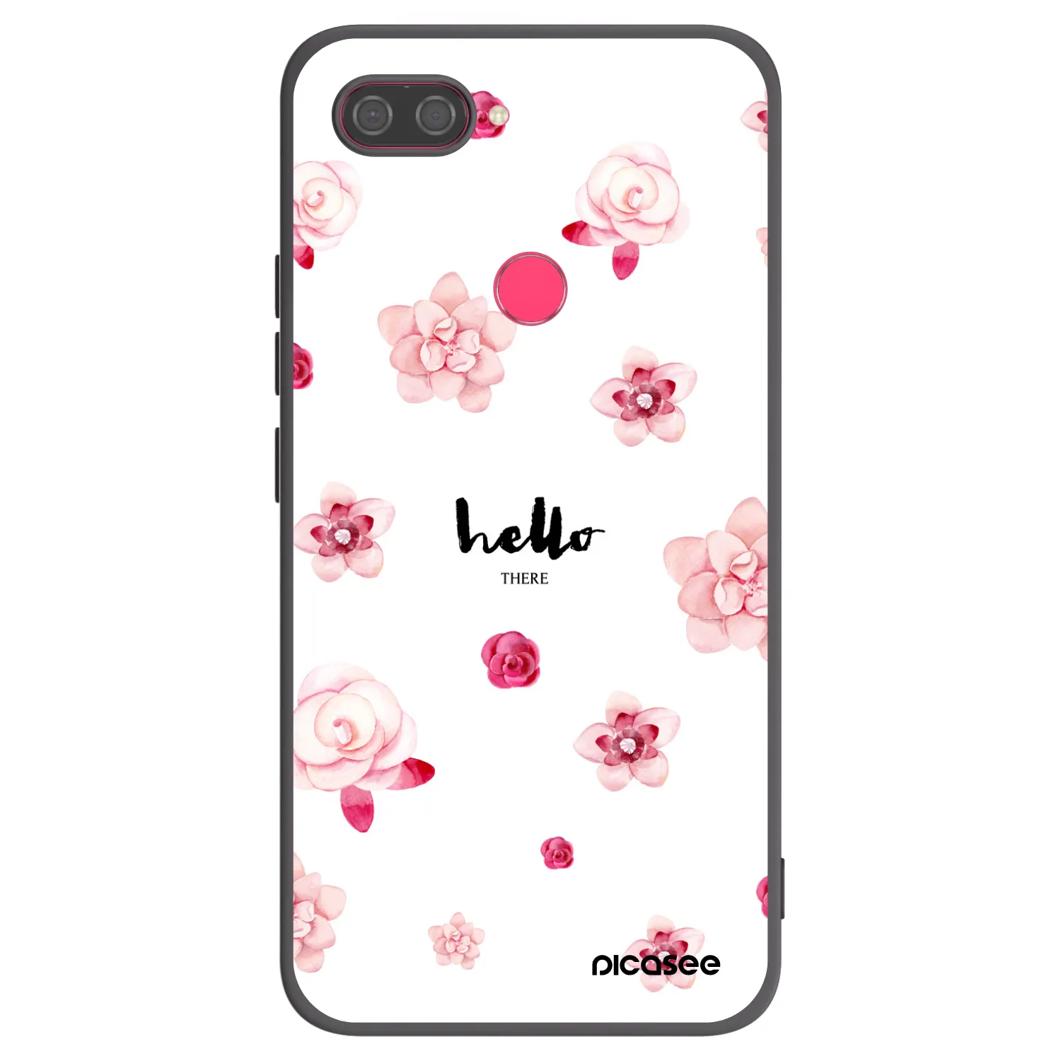 Picasee silikónový čierny obal pre Xiaomi Mi 8 Lite - Hello there
