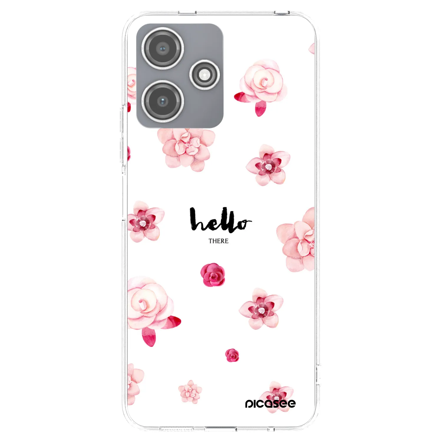Picasee silikónový prehľadný obal pre Xiaomi Redmi 12 5G - Hello there