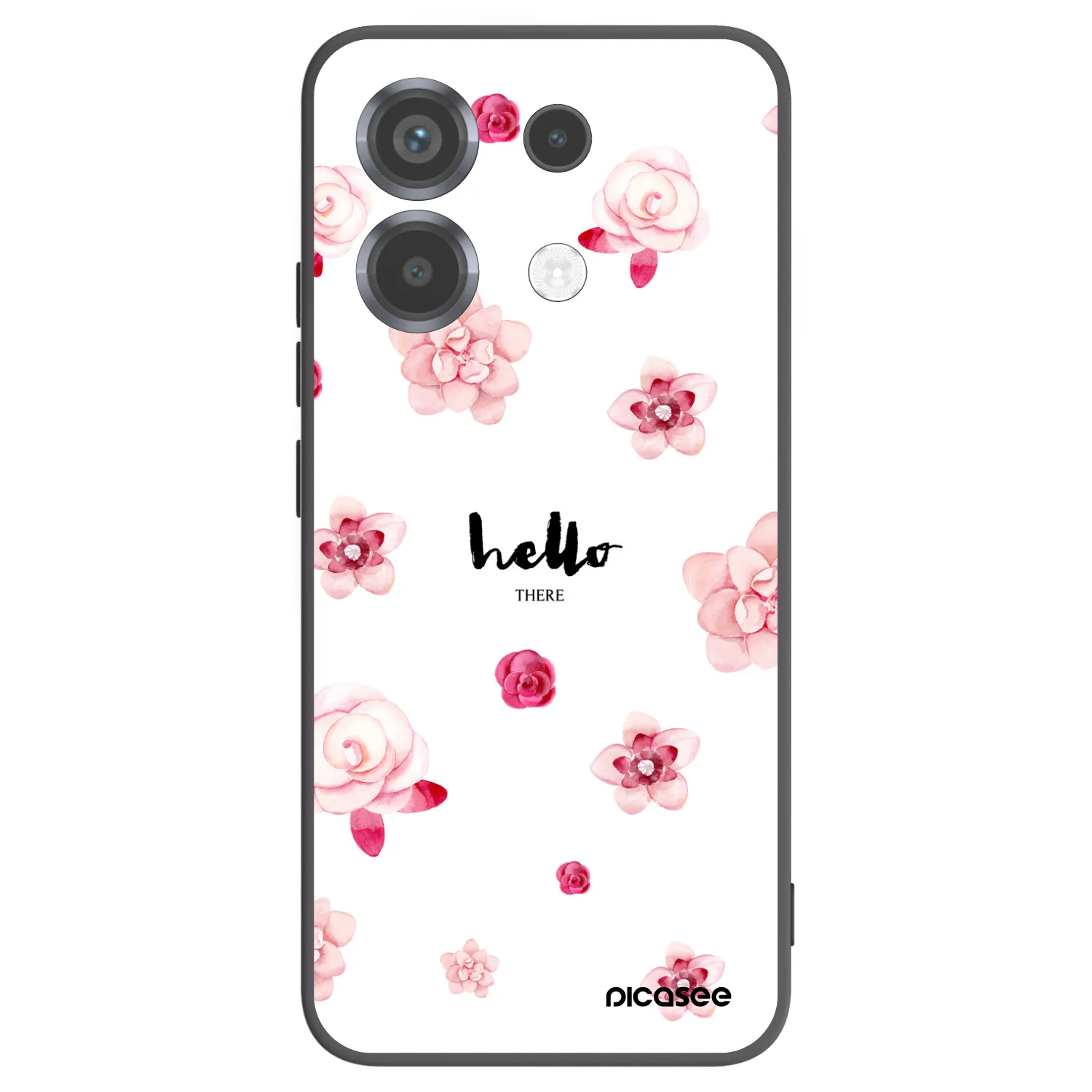 Picasee silikónový čierny obal pre Xiaomi Poco X6 - Hello there