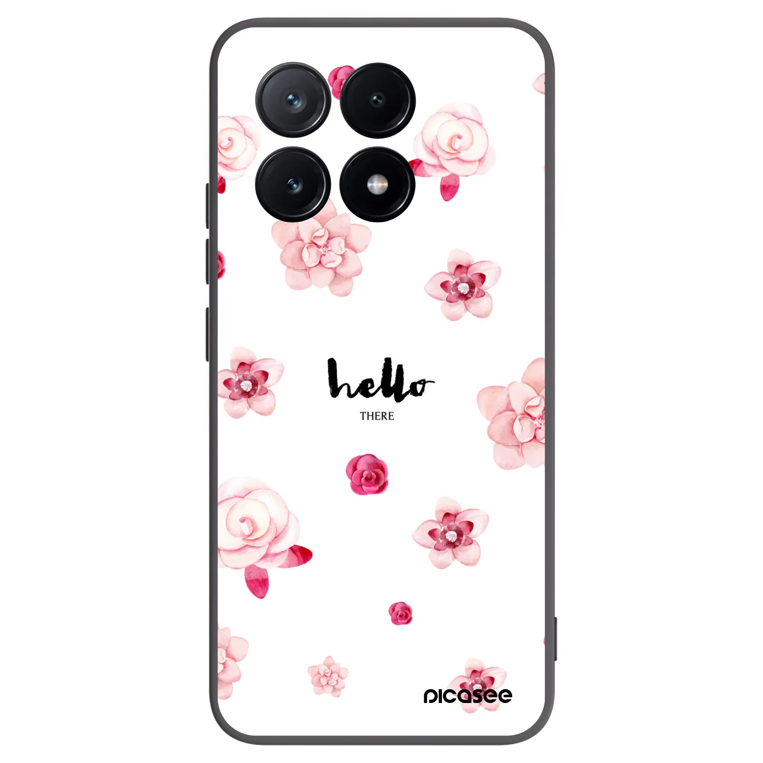 Picasee silikónový čierny obal pre Xiaomi Poco X6 Pro - Hello there