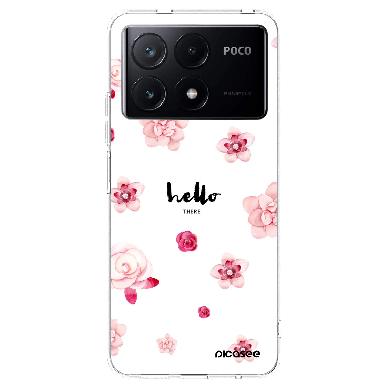 Picasee silikónový prehľadný obal pre Xiaomi Poco X6 Pro - Hello there