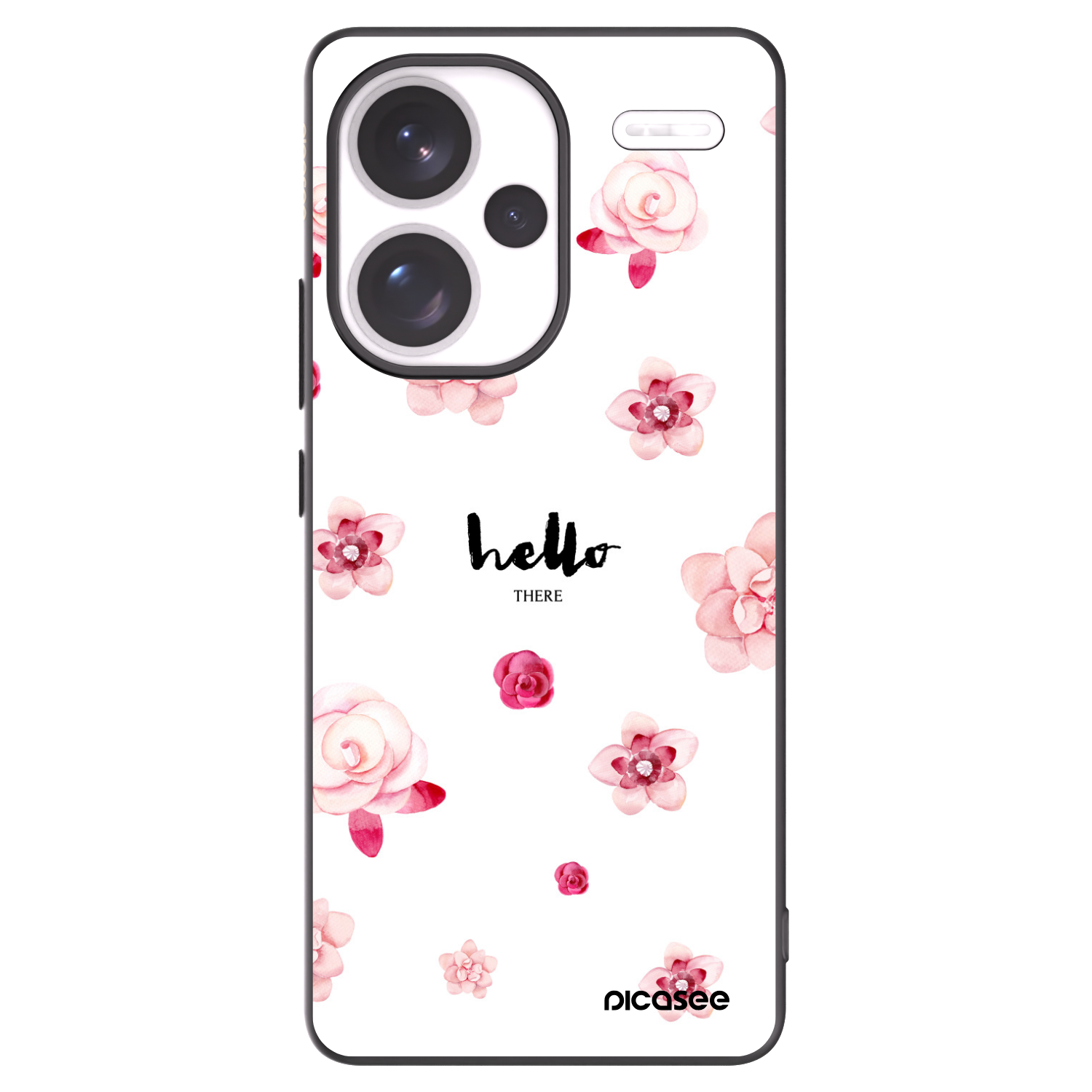 Picasee silikónový čierny obal pre Xiaomi Redmi Note 13 Pro+ 5G - Hello there