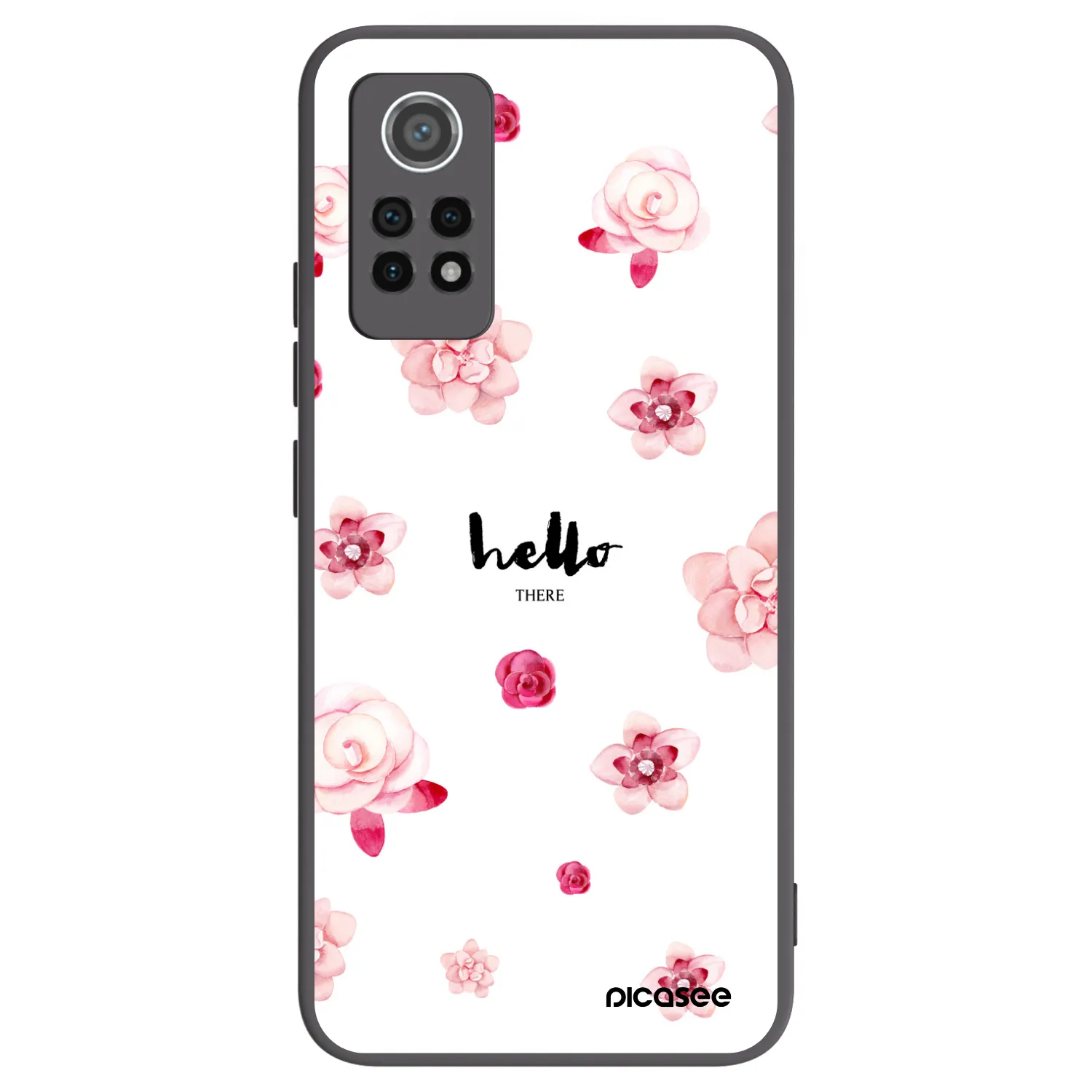 Picasee silikónový čierny obal pre Xiaomi Redmi Note 12 Pro 4G - Hello there