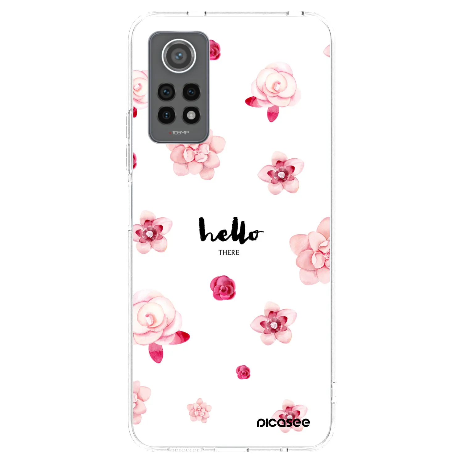 Picasee silikónový prehľadný obal pre Xiaomi Redmi Note 12 Pro 4G - Hello there