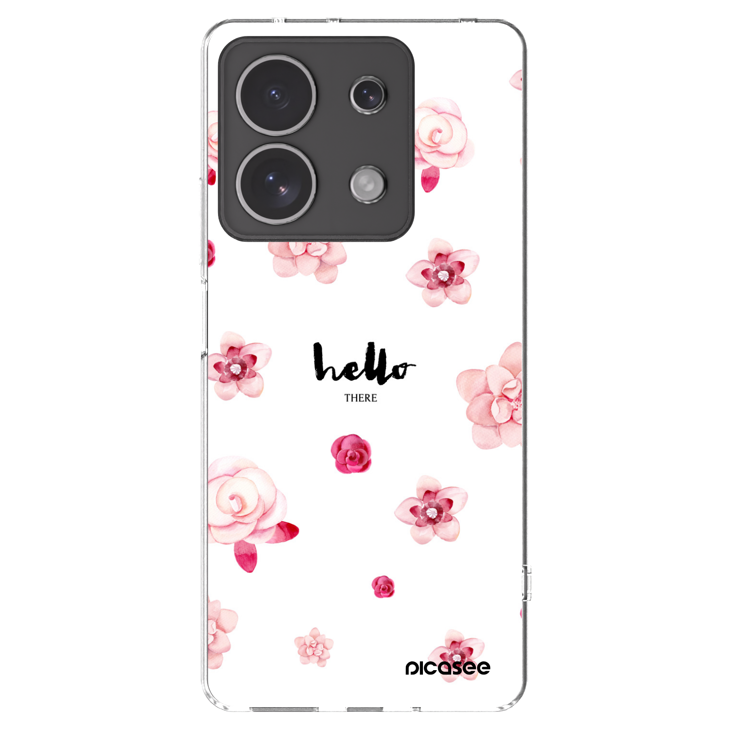 Picasee silikónový prehľadný obal pre Xiaomi Redmi Note 13 4G - Hello there