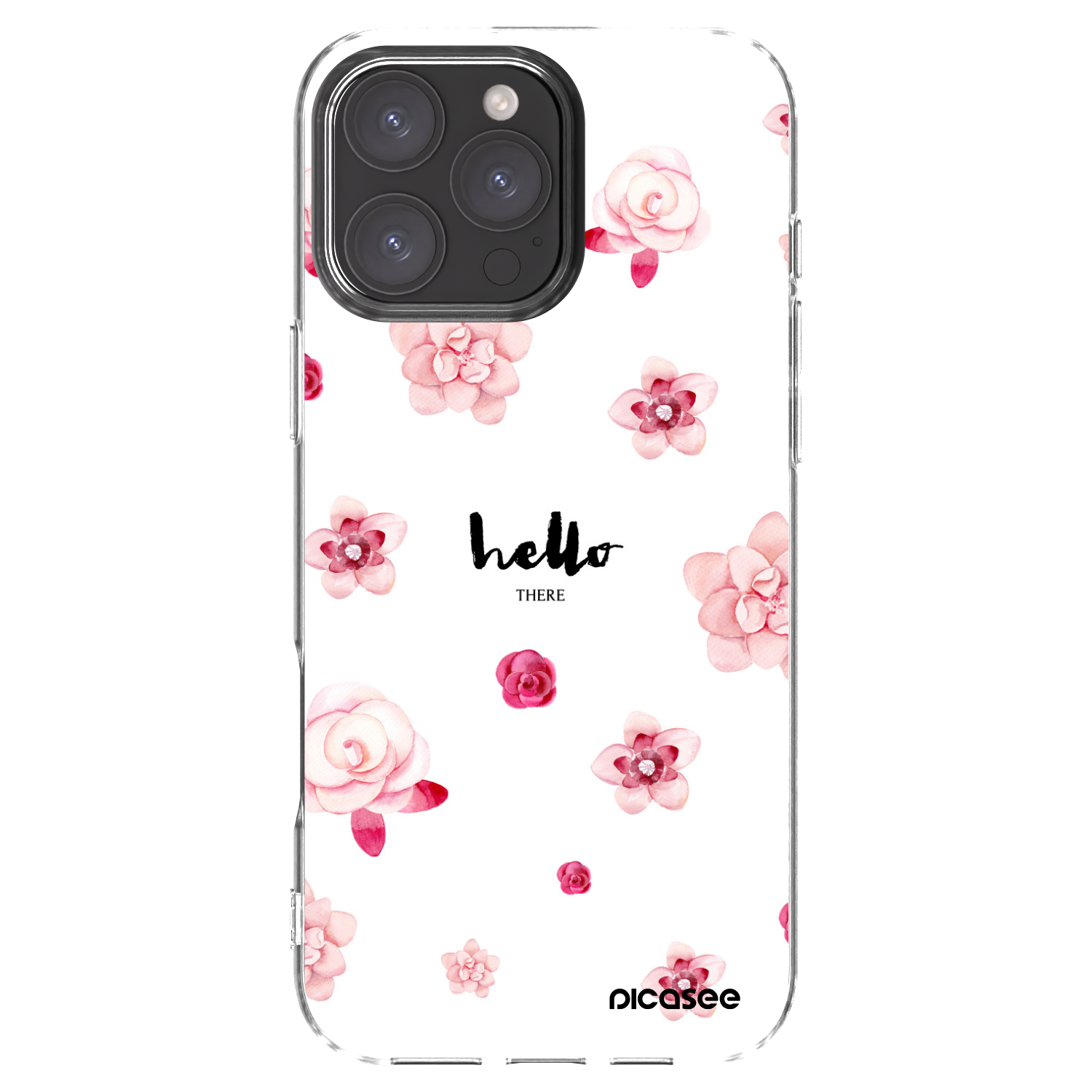 Picasee silikónový prehľadný obal pre Apple iPhone 16 Pro Max - Hello there