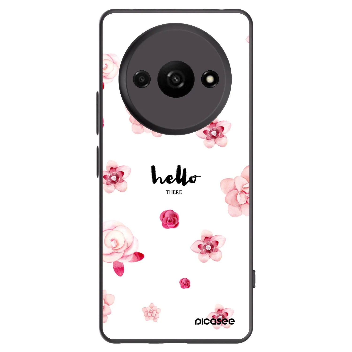 Picasee silikónový čierny obal pre Xiaomi Redmi A3 - Hello there