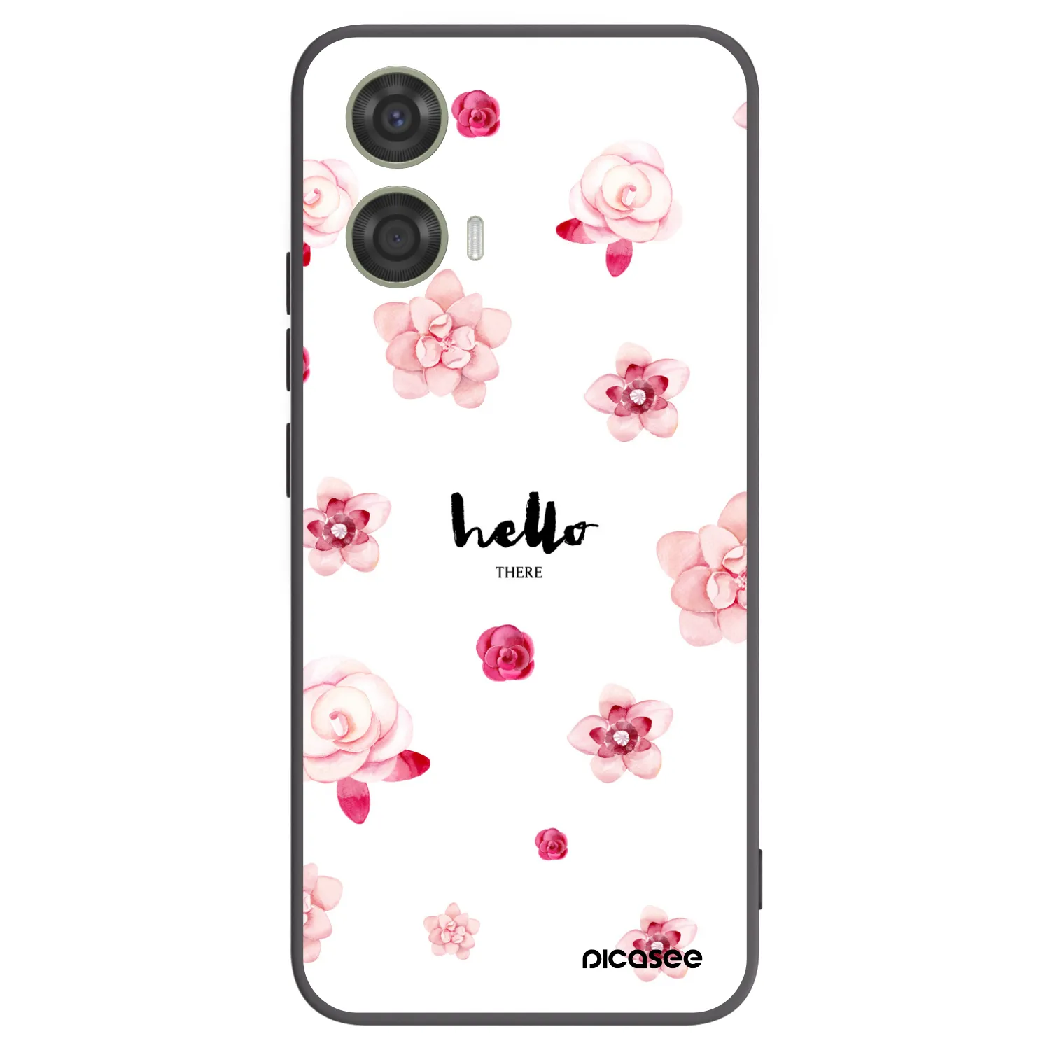 Picasee silikónový čierny obal pre Motorola Moto G24 - Hello there