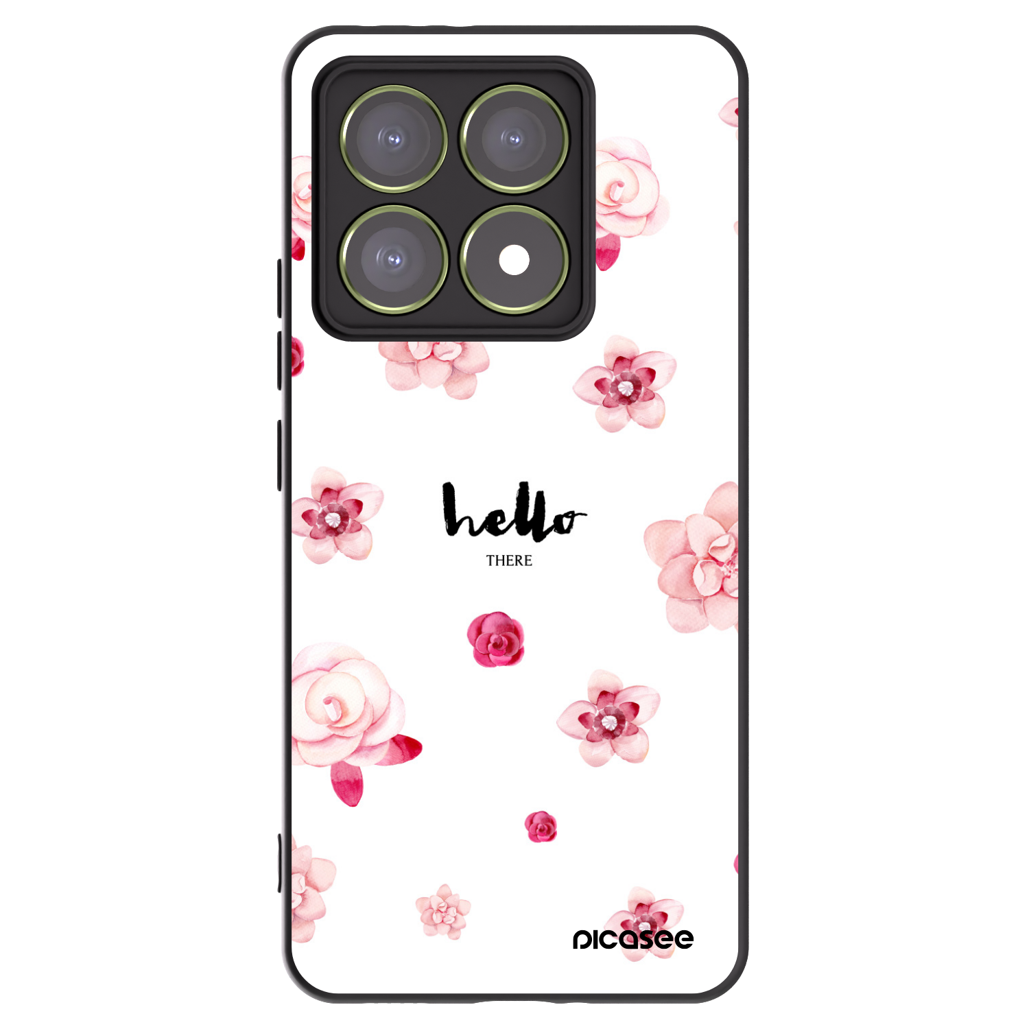 Picasee silikónový čierny obal pre Xiaomi 14T - Hello there