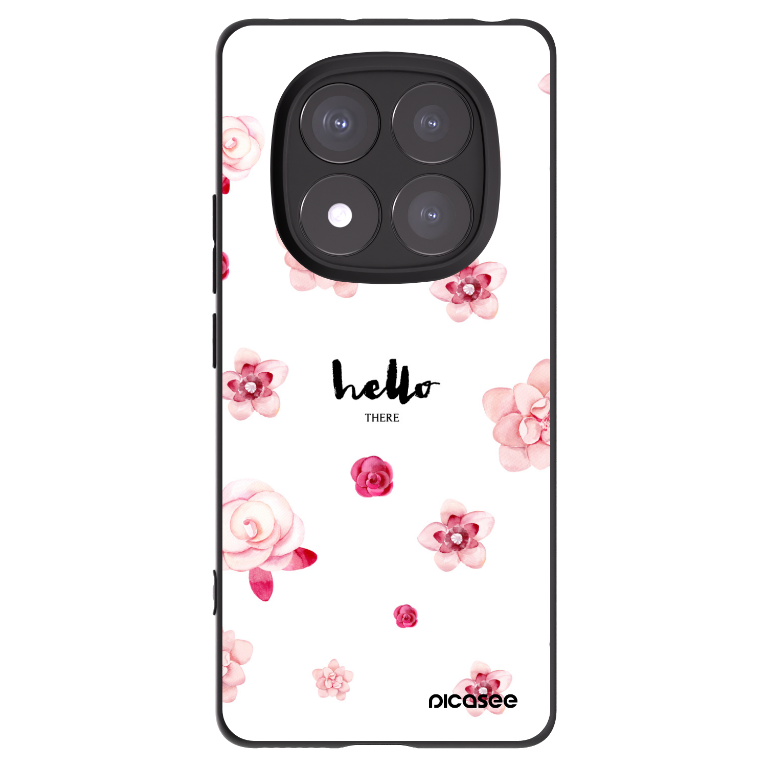 Picasee silikónový čierny obal pre Xiaomi Redmi Note 14 Pro+ 5G - Hello there