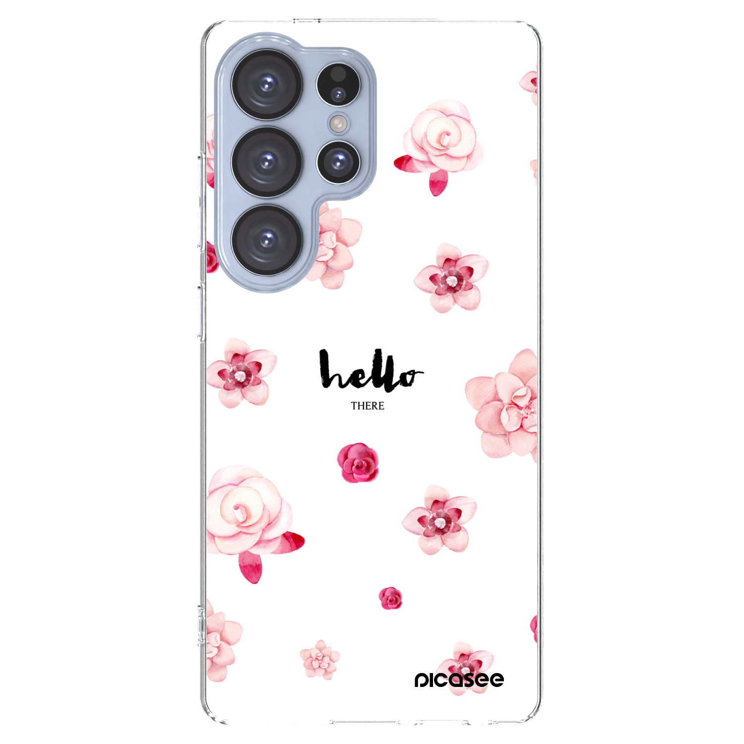 Picasee silikónový prehľadný obal pre Samsung Galaxy S25 Ultra 5G - Hello there