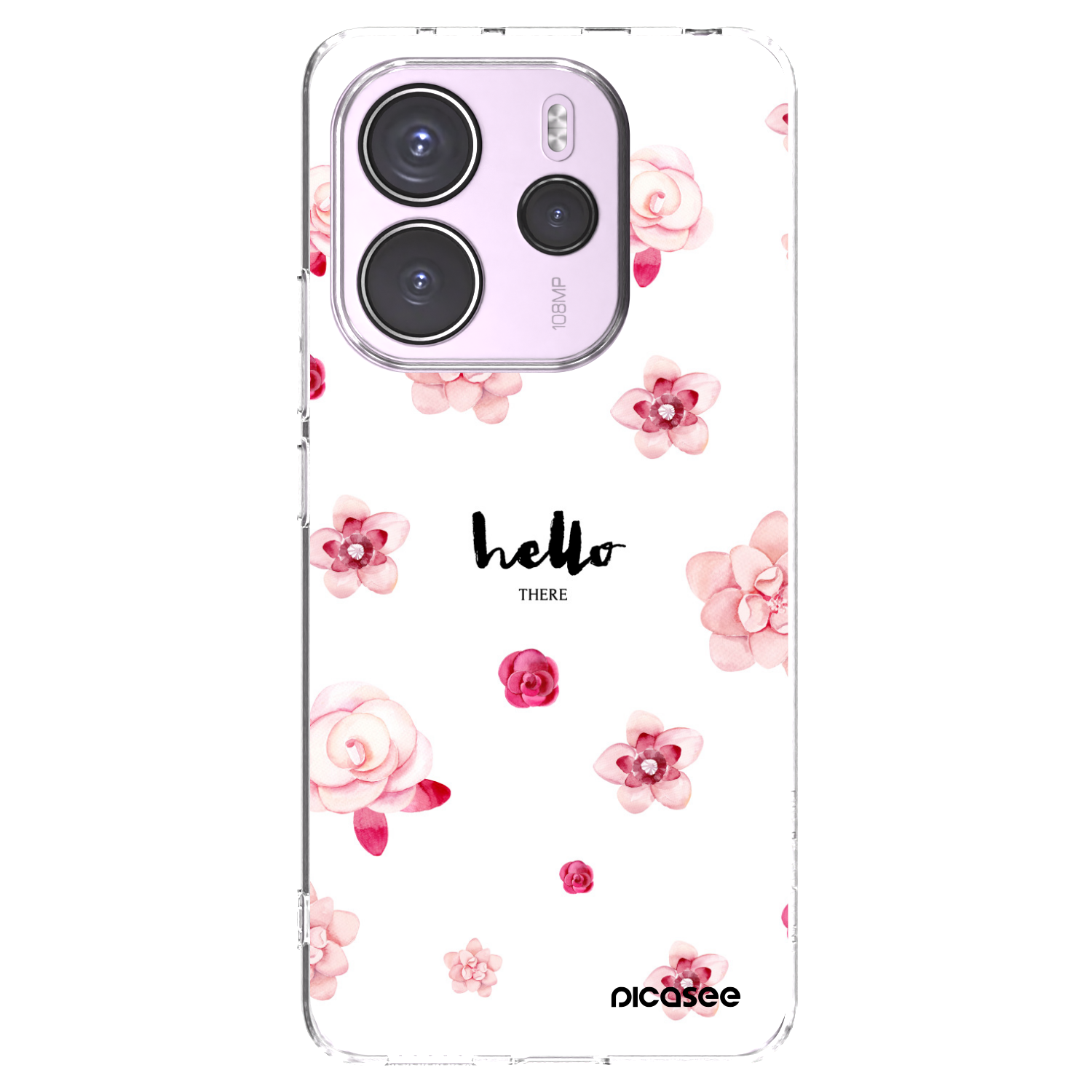 Picasee silikónový prehľadný obal pre Xiaomi Redmi Note 14 4G - Hello there