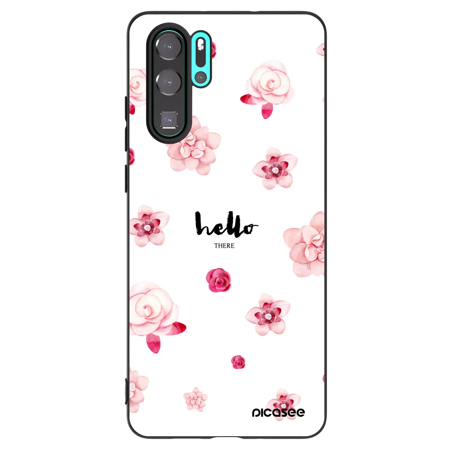 Picasee silikónový čierny obal pre Huawei P30 Pro - Hello there