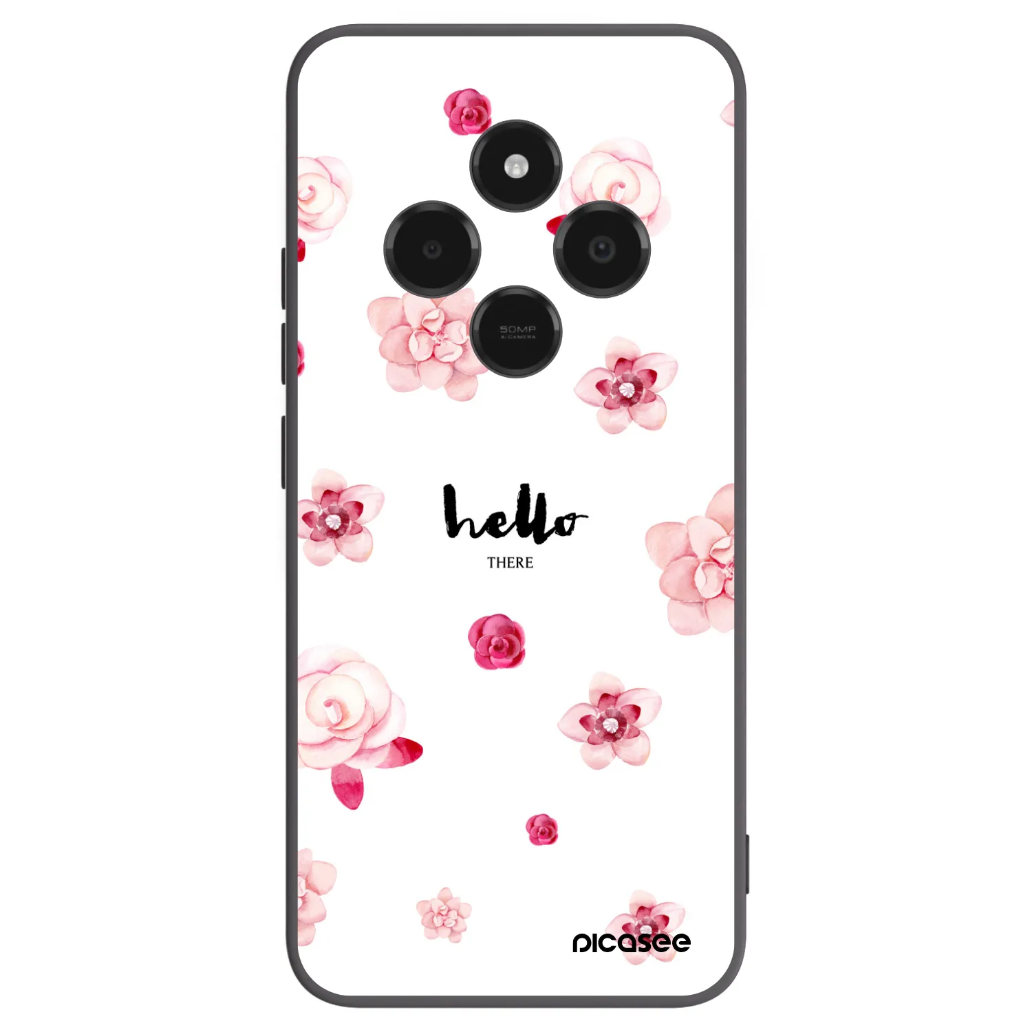 Picasee silikónový čierny obal pre Xiaomi Poco C75 - Hello there