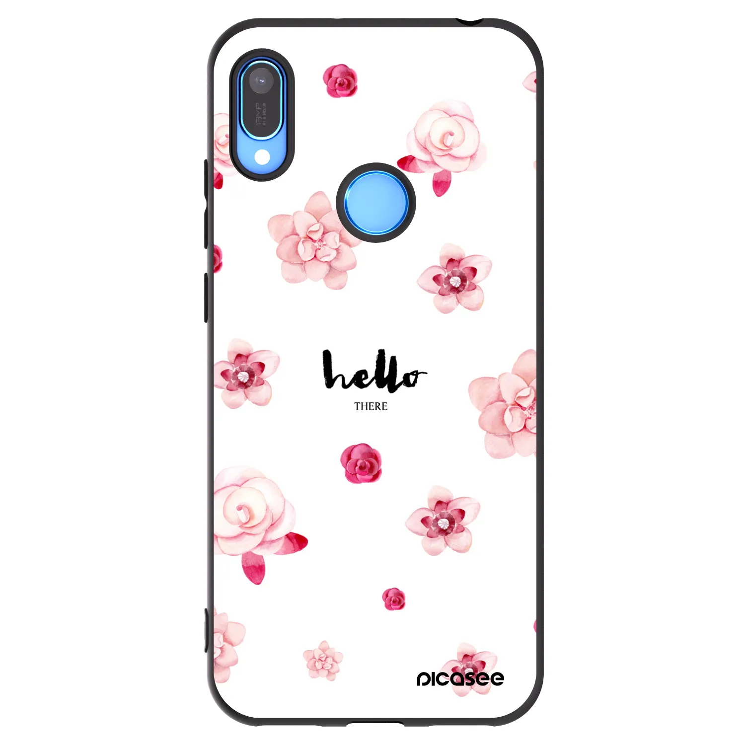 Picasee silikónový čierny obal pre Huawei Y6 2019 - Hello there